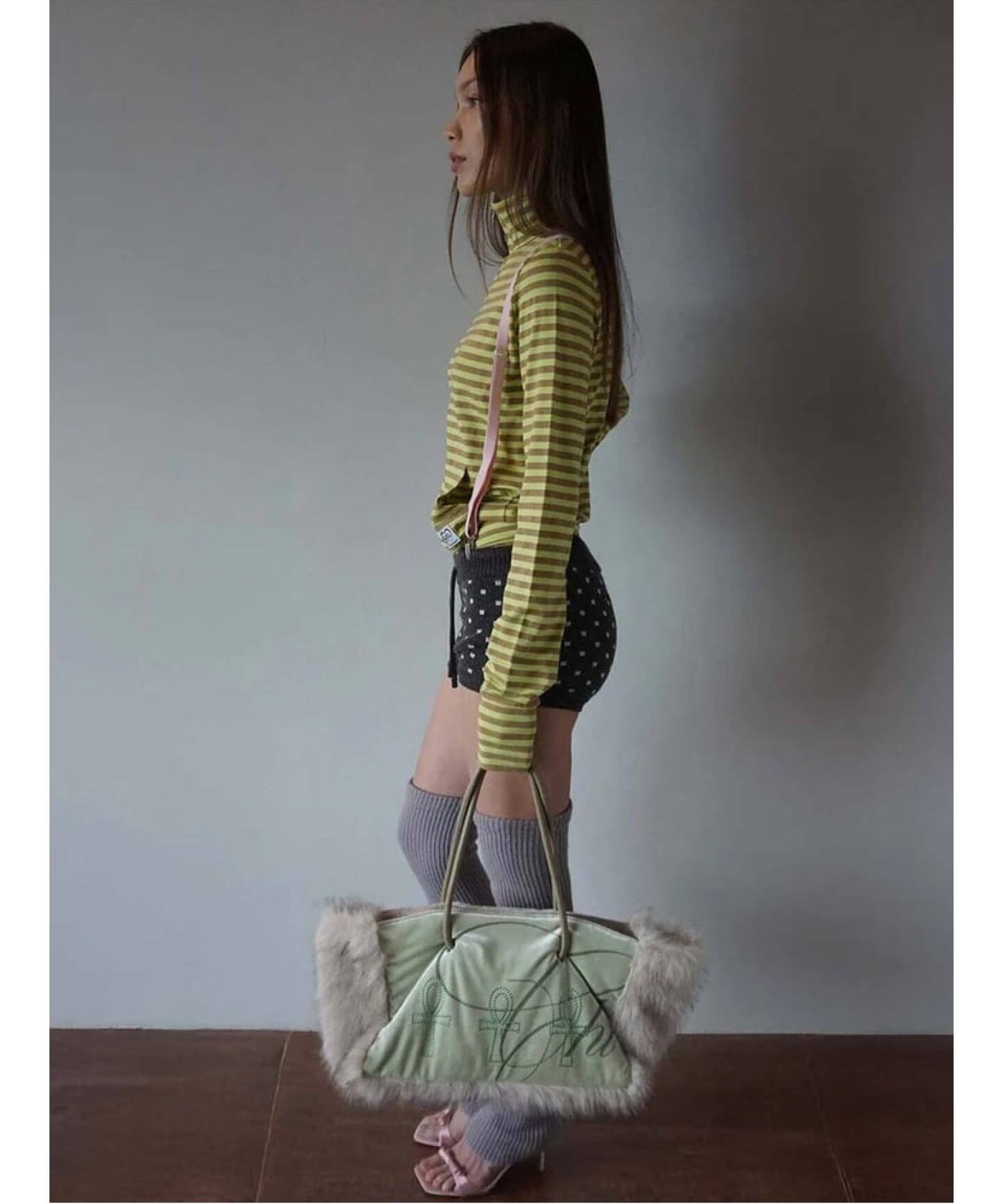 SCULPTOR スカルプター バッグ フラッフィー Fluffy Slouch Velvet Bag