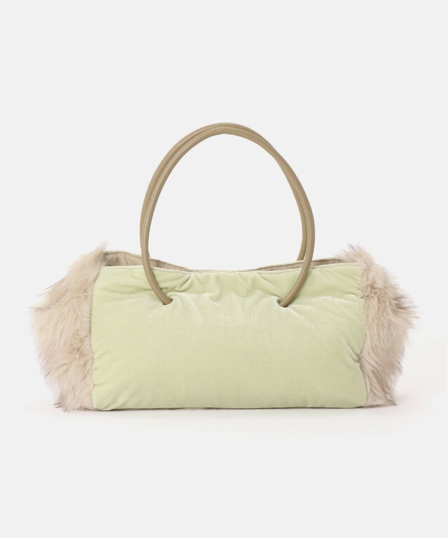 SCULPTOR/スカルプター】 Fluffy Slouch Velvet Bag SC25A509（トート