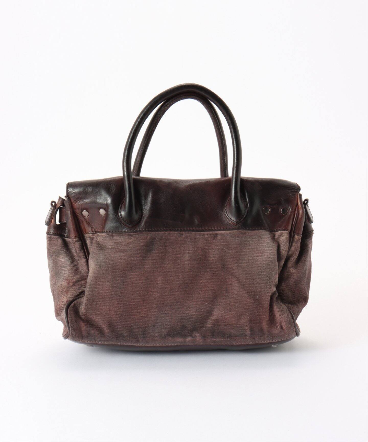NUMERO10 】 CANVAS LEATER COMBI TOTE(M)（トートバッグ）｜journal 