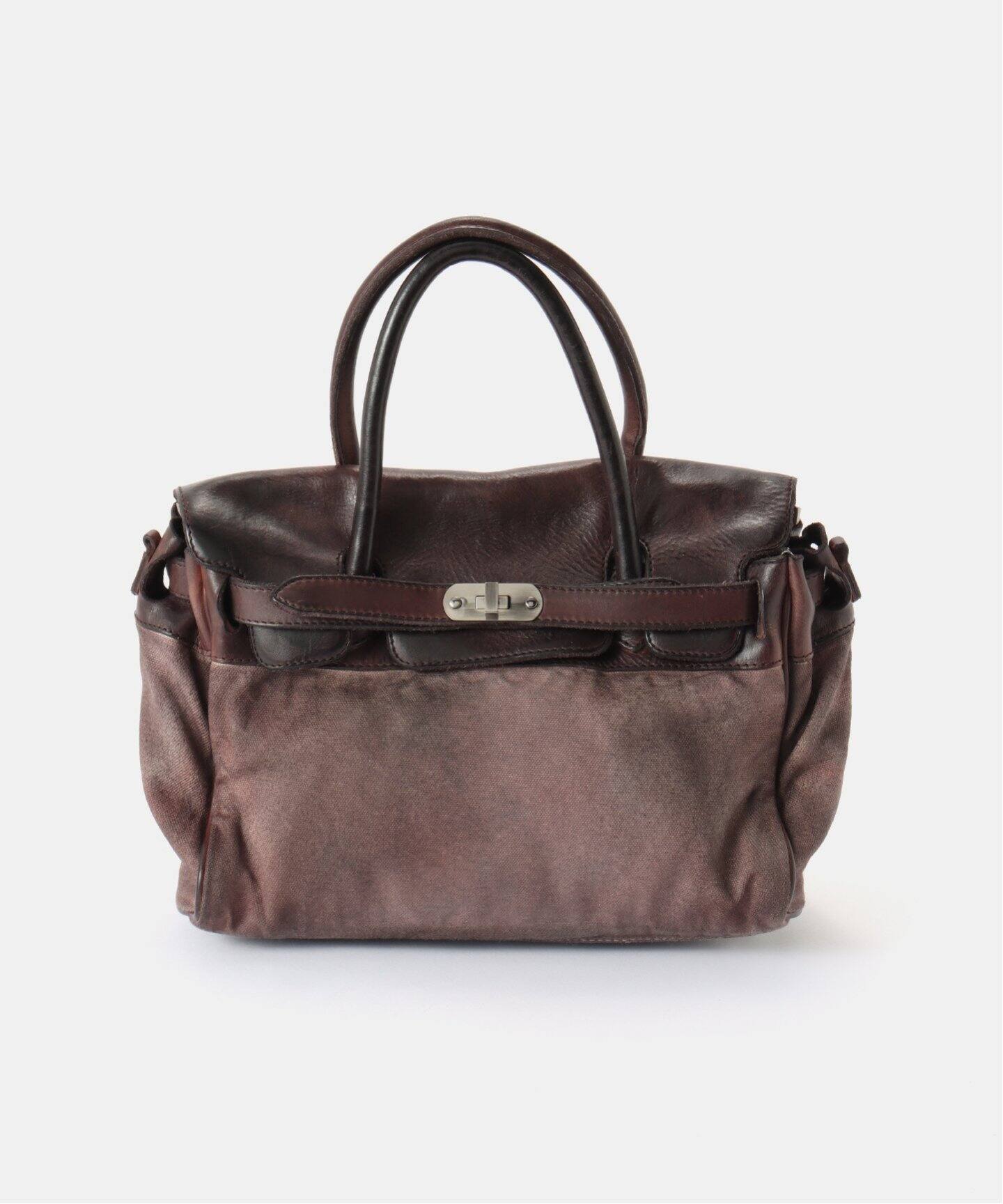 NUMERO10 】 CANVAS LEATER COMBI TOTE(M)（トートバッグ）｜journal 