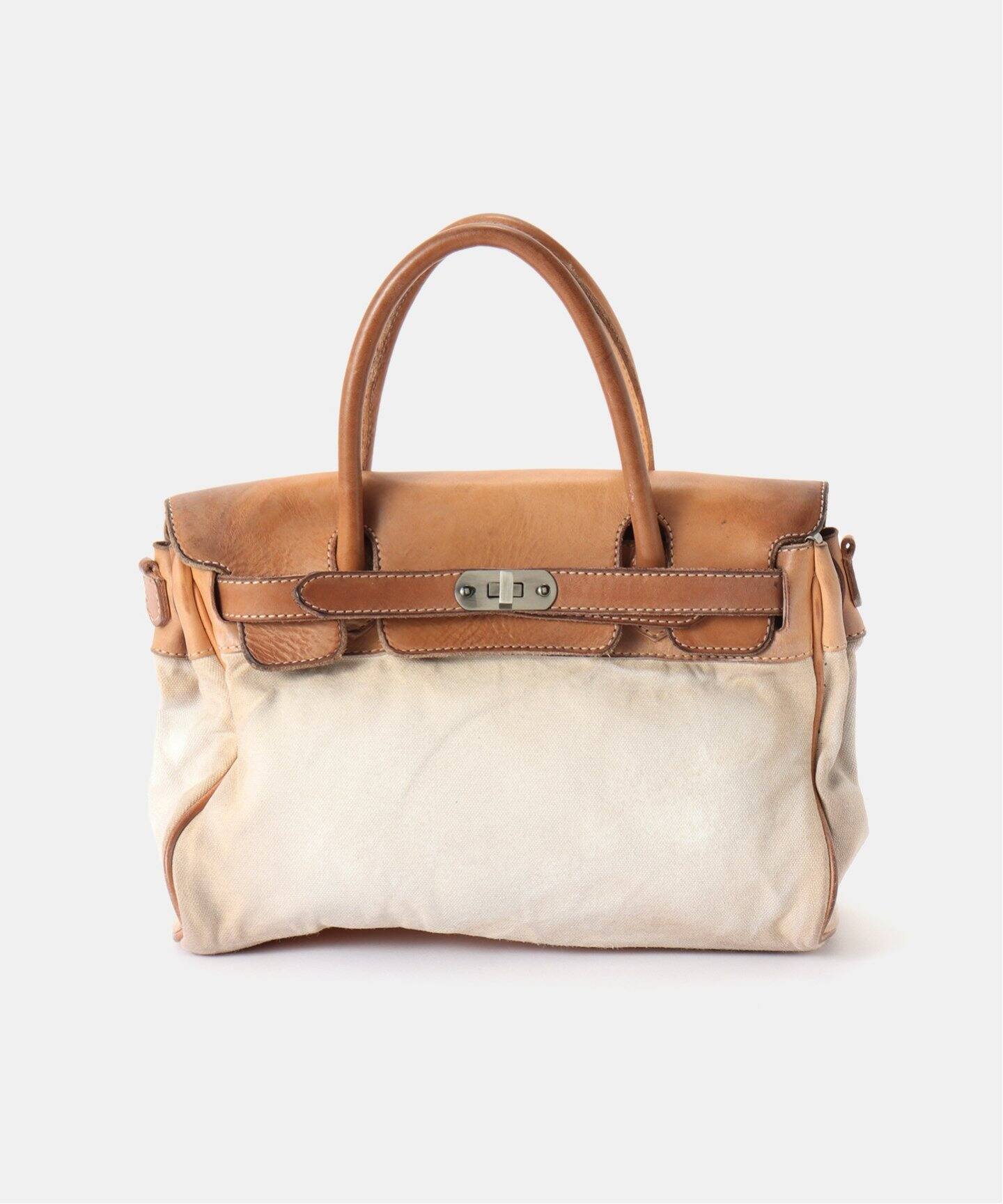 NUMERO10 】 CANVAS LEATER COMBI TOTE(M)（トートバッグ）｜journal 