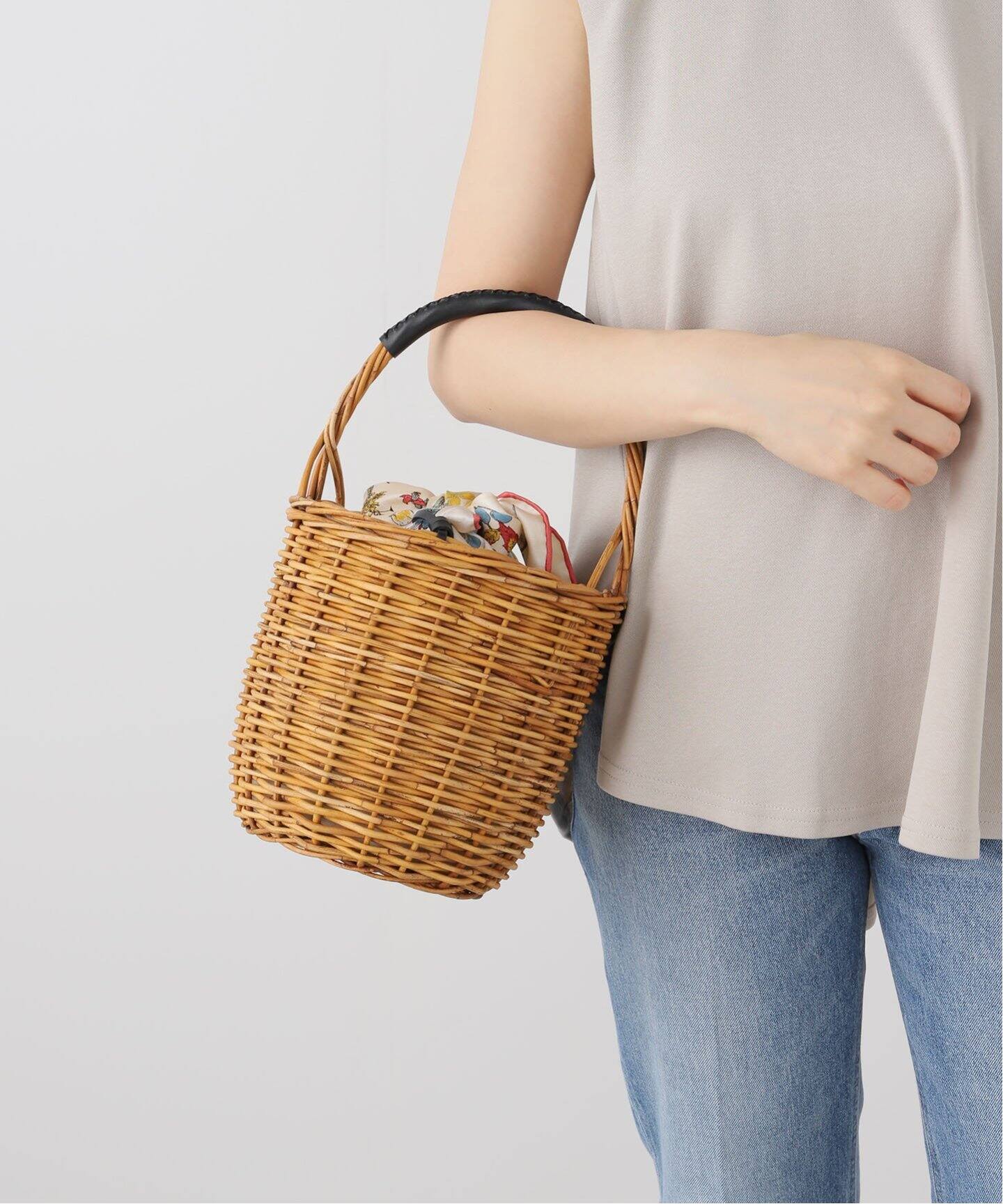 manipuri】BASKET WITH SCARF（その他バッグ）｜journal