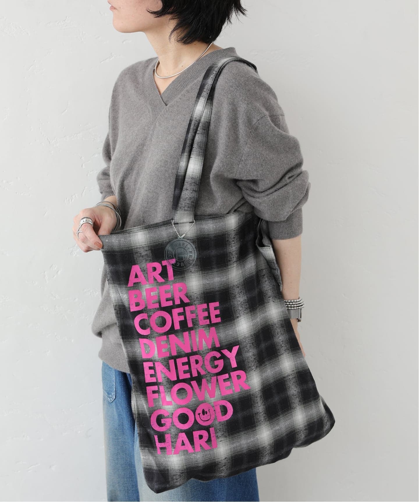 ジャーナルスタンダードラックス バック キャンバス サークルBAG-L（トートバッグ）｜journal standard