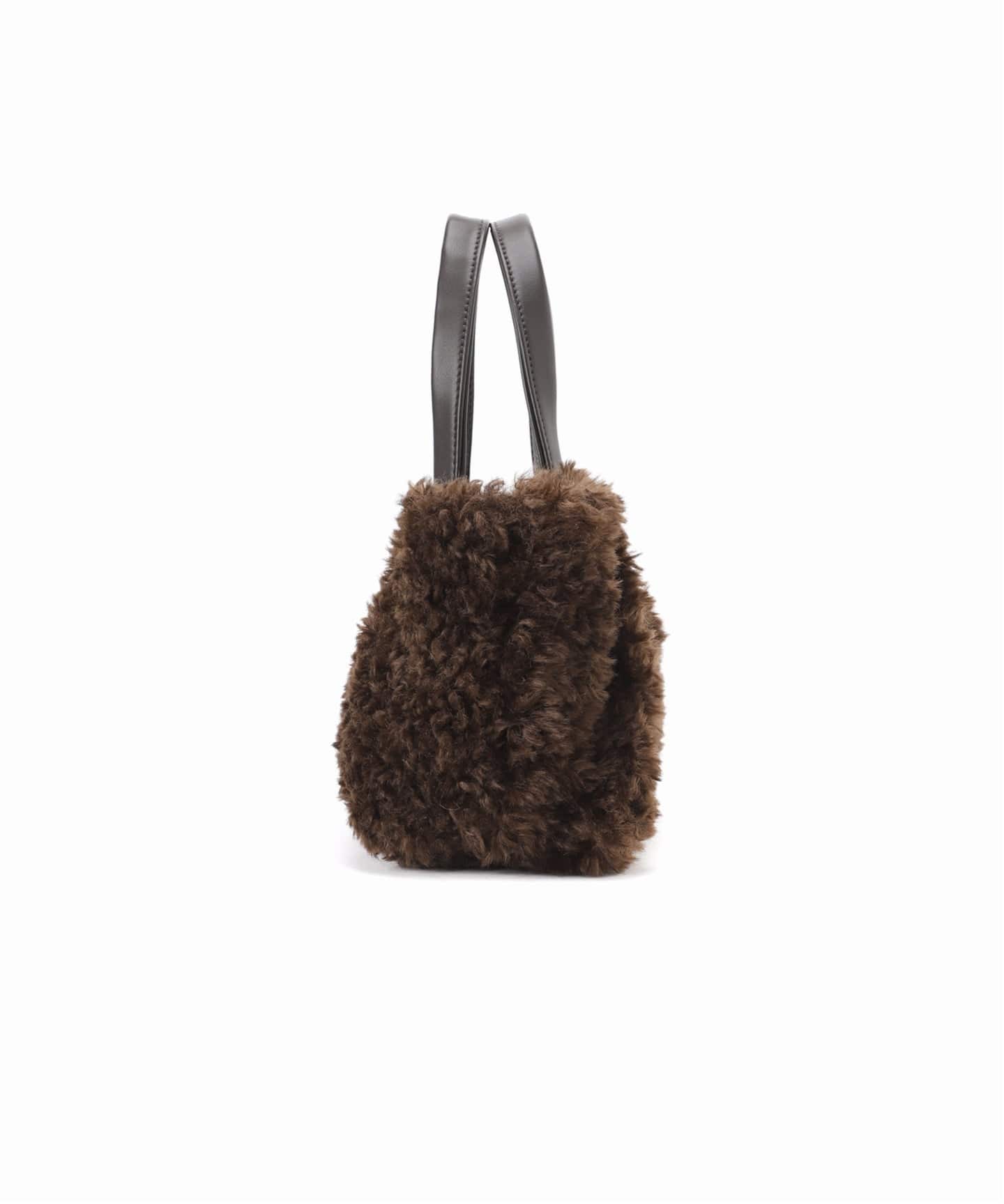 VELETTO/ヴェレット】 カーリーファーハンドBAG（ハンドバッグ