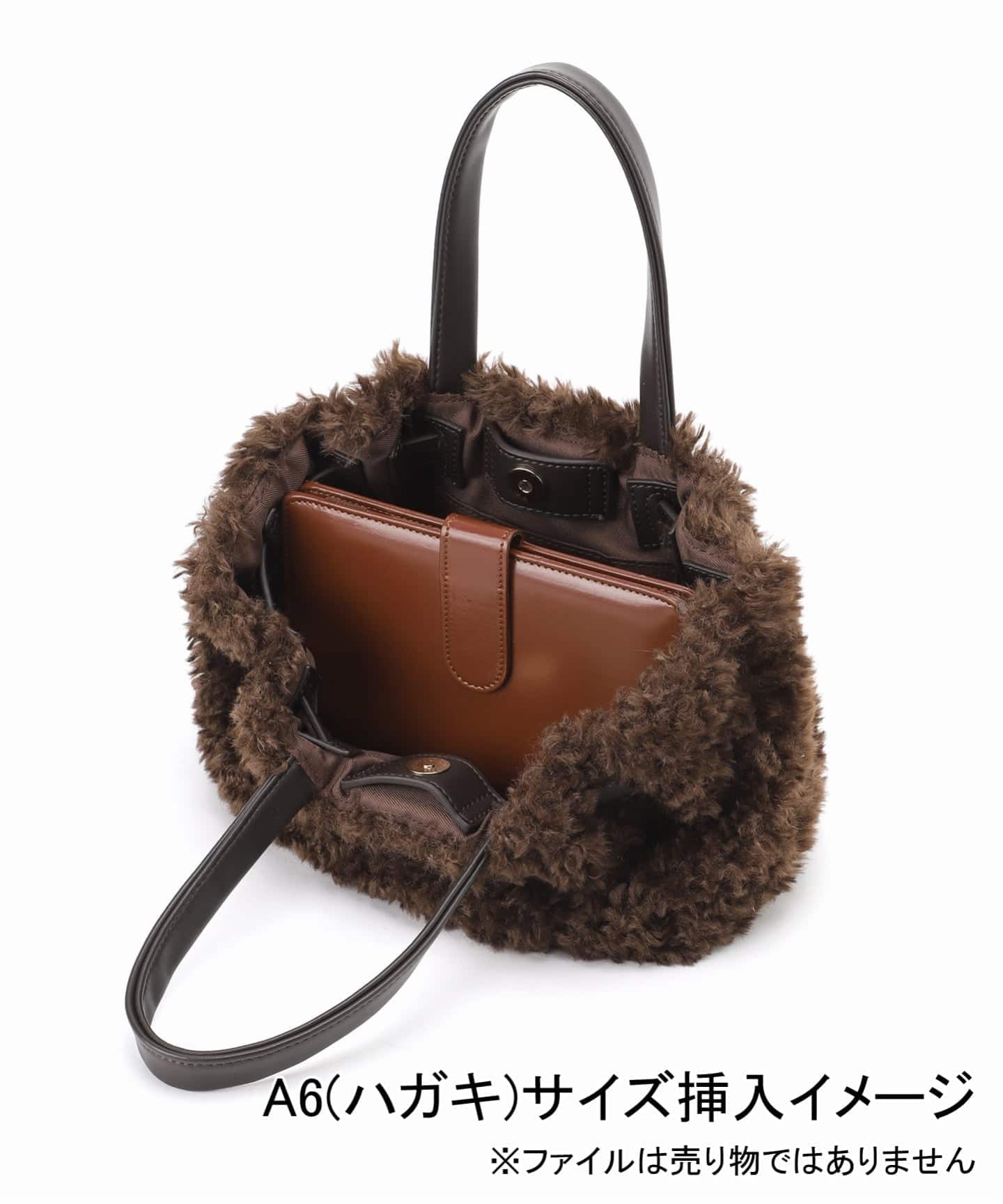 ジャーナルスタンダード　カーリーファーハンドバッグ VELETTO/ヴェレット】 カーリーファーハンドBAG（ハンドバッグ