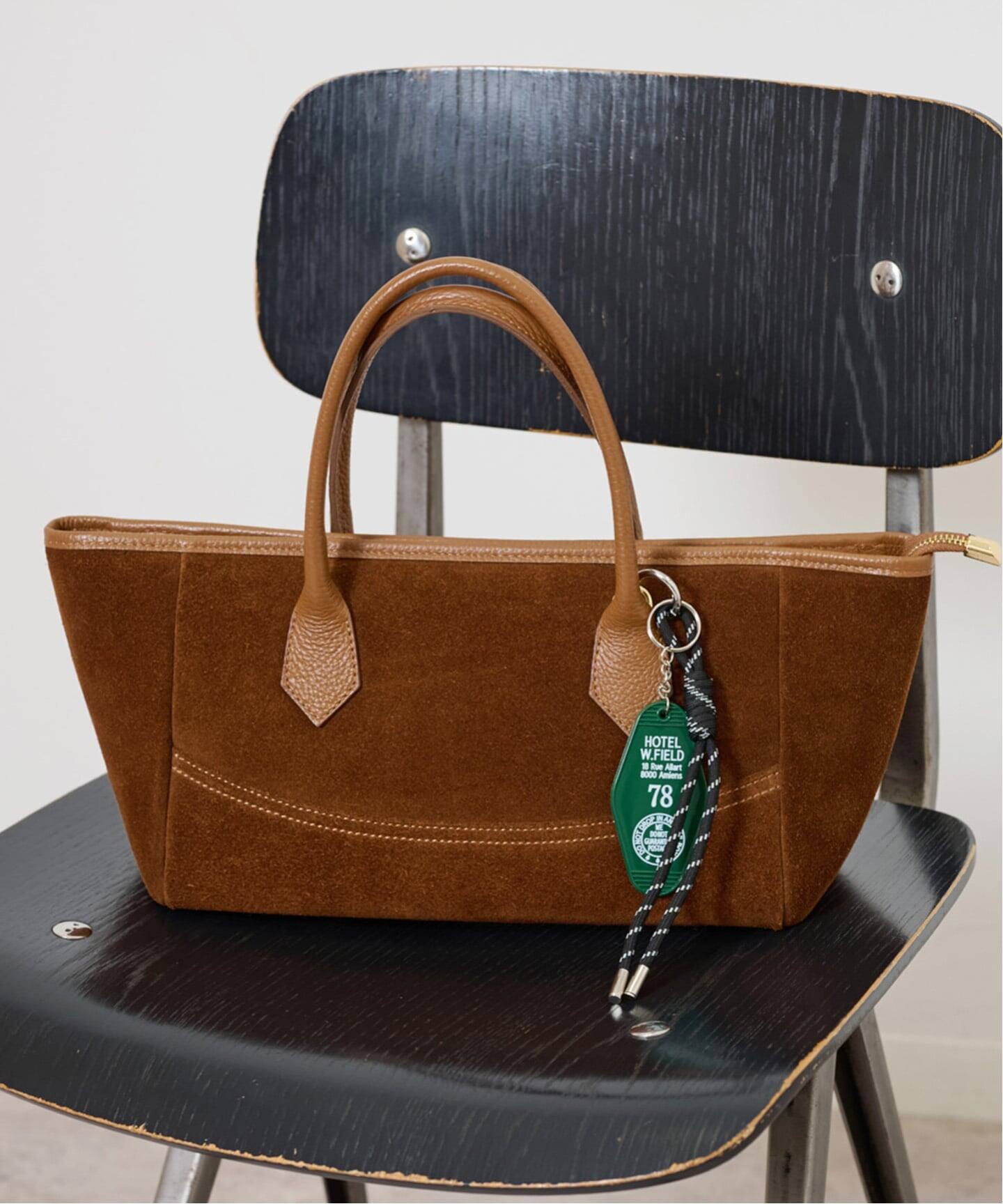 WEB限定》【AULENTTI/オウレンティ】スウェードヨコナガBAG（トート