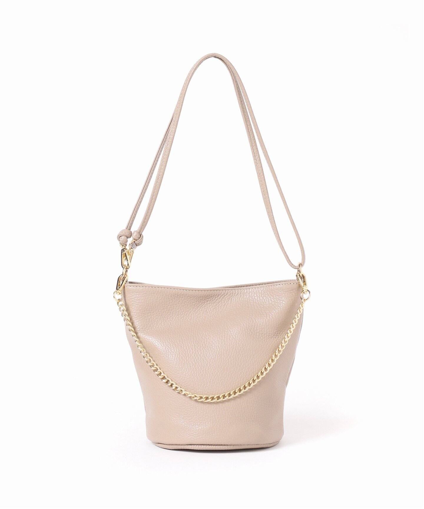 AULENTTI/オウレンティ】チェーンレザーBAG（ショルダーバッグ 