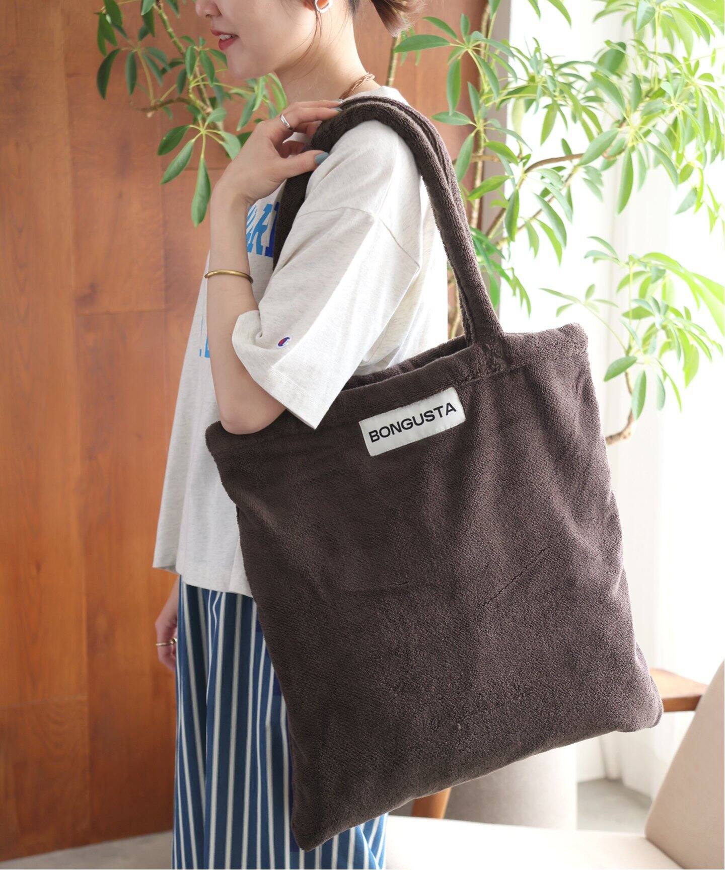 BONGUSTA/ボングスタ】NARAM SOLID トートバッグ（トートバッグ 