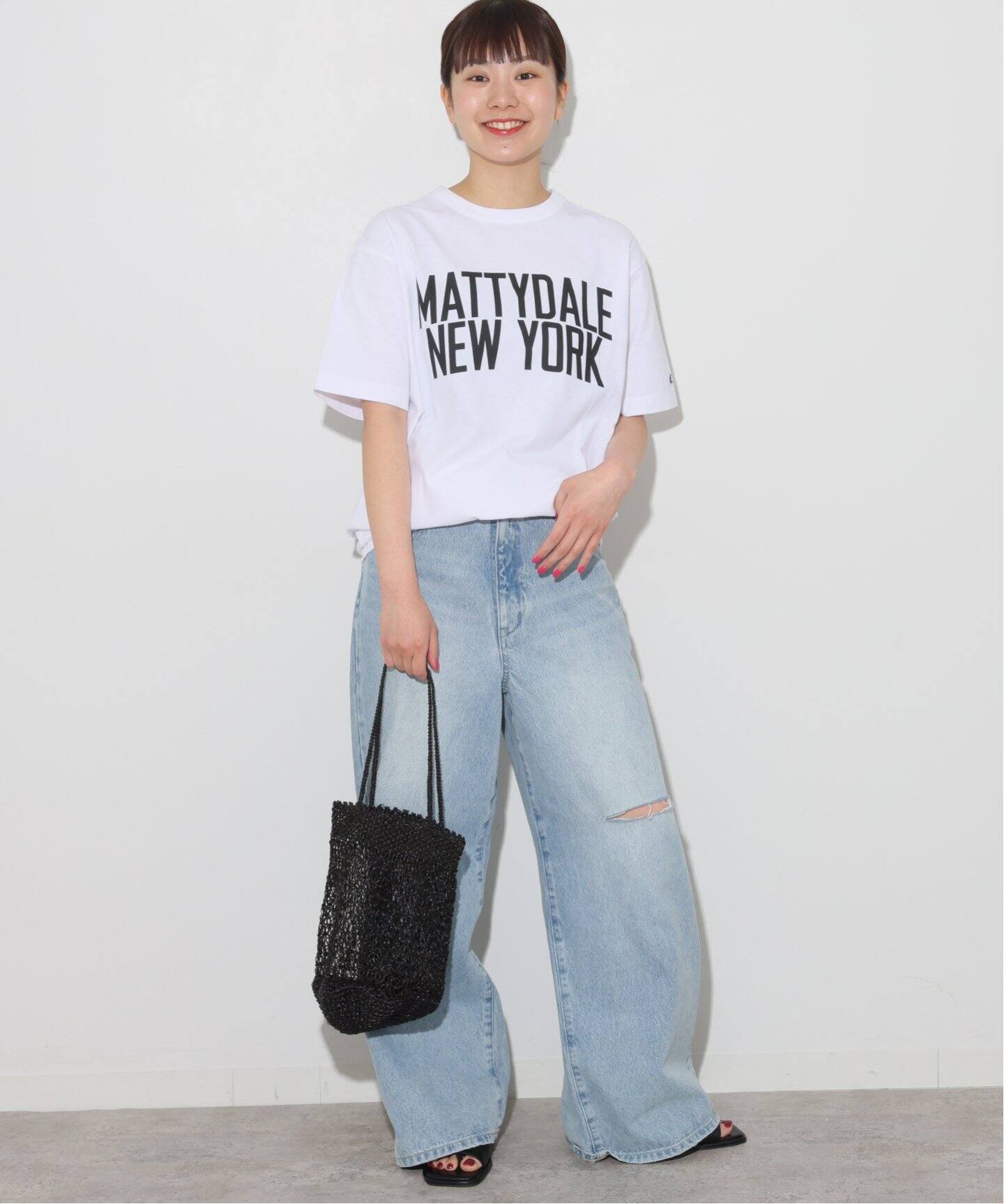 追加》【BAGMATI/バグマティ】METALIC BAG：マクラメバッグ 