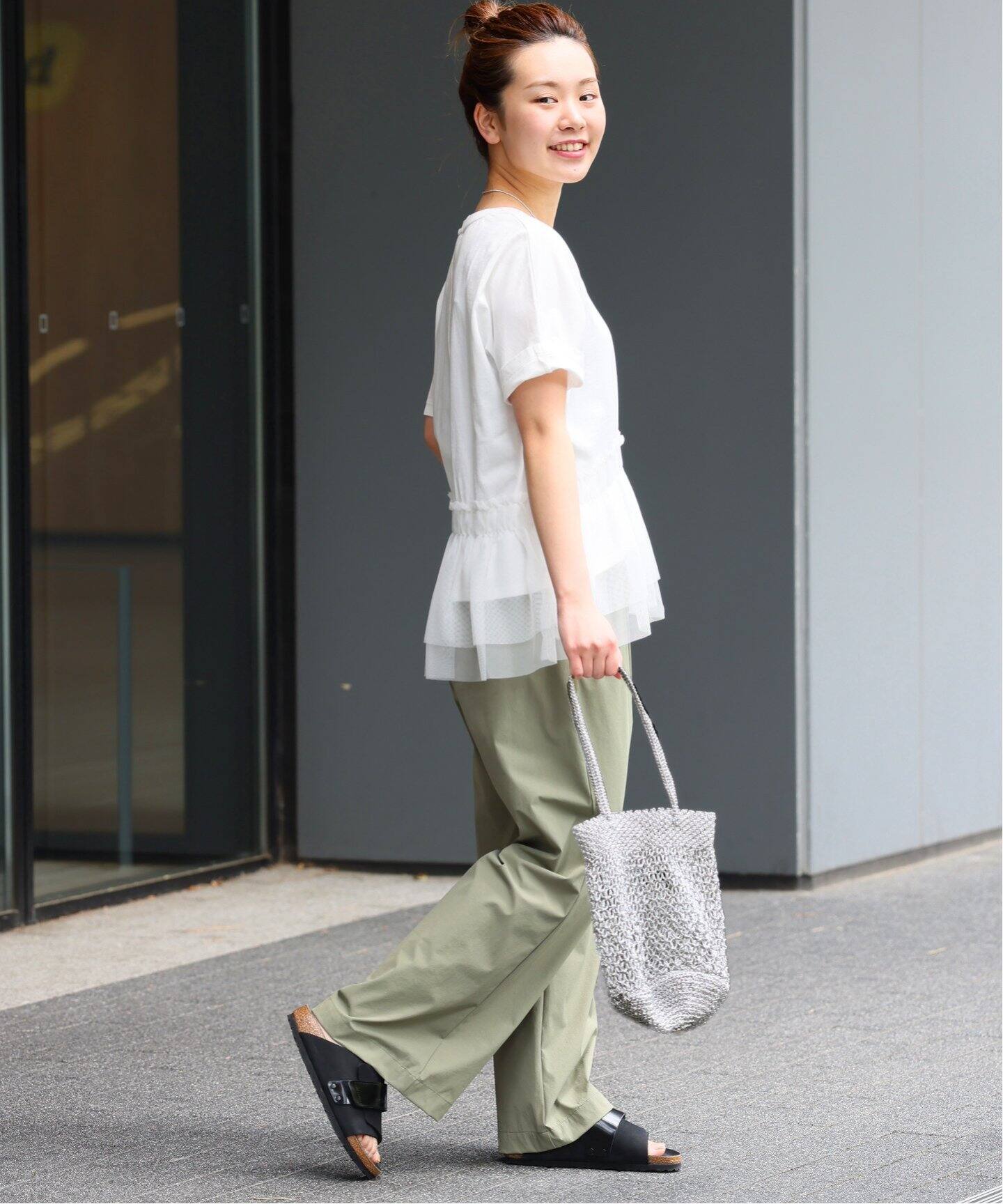 追加》【BAGMATI/バグマティ】METALIC BAG：マクラメバッグ 