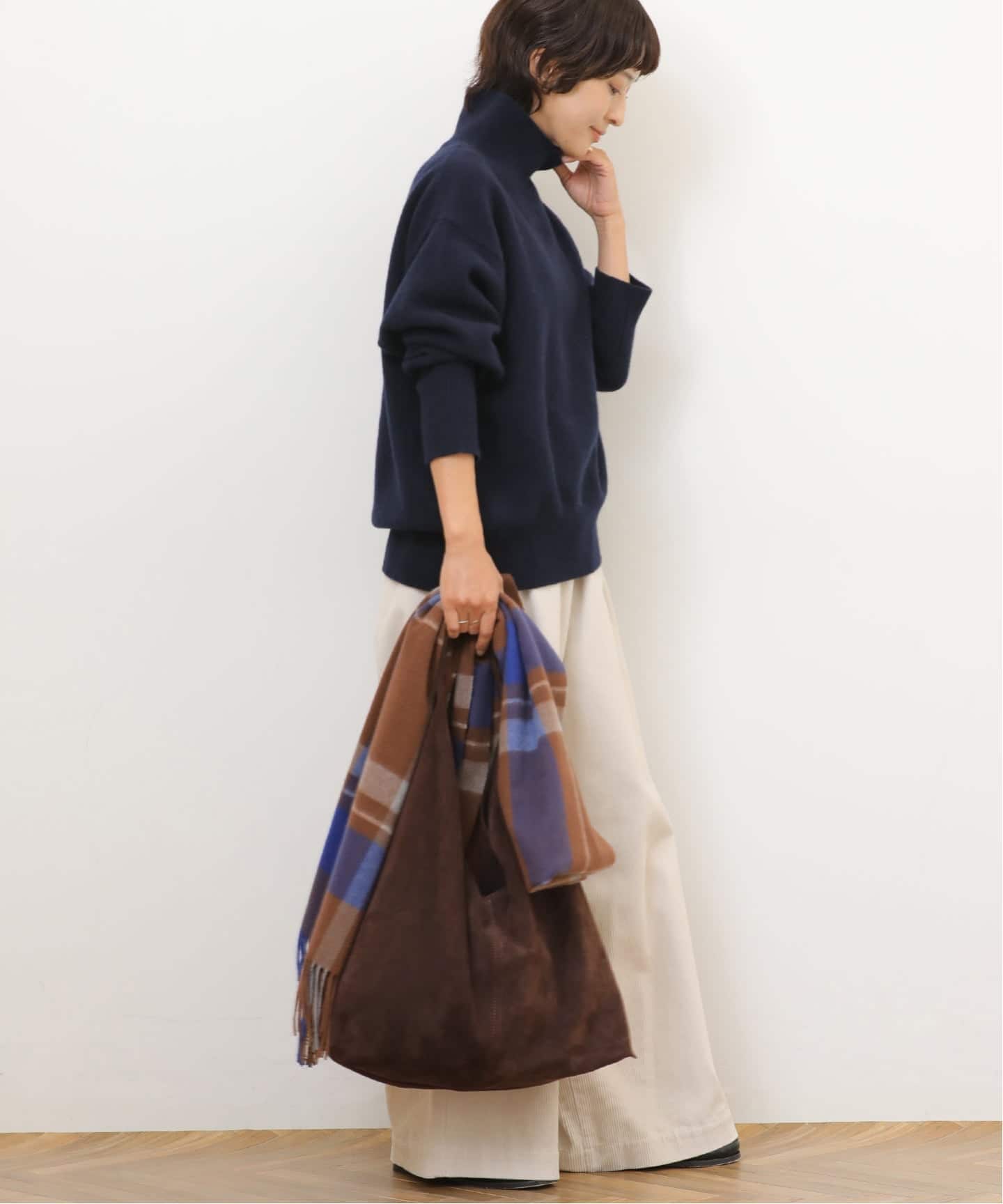 WEB限定追加予約3》別注【AULENTTI/オウレンティ】スウェードトート