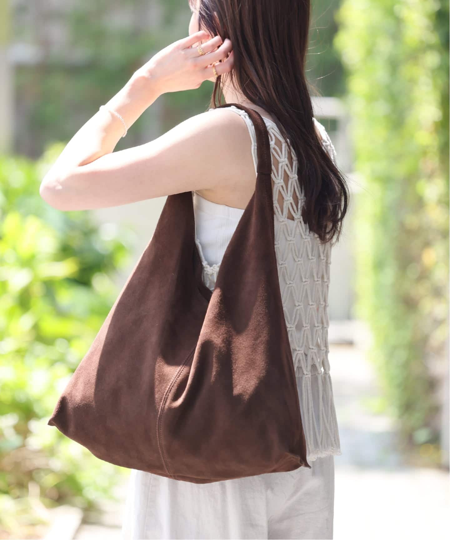 WEB限定追加予約3》別注【AULENTTI/オウレンティ】スウェードトート