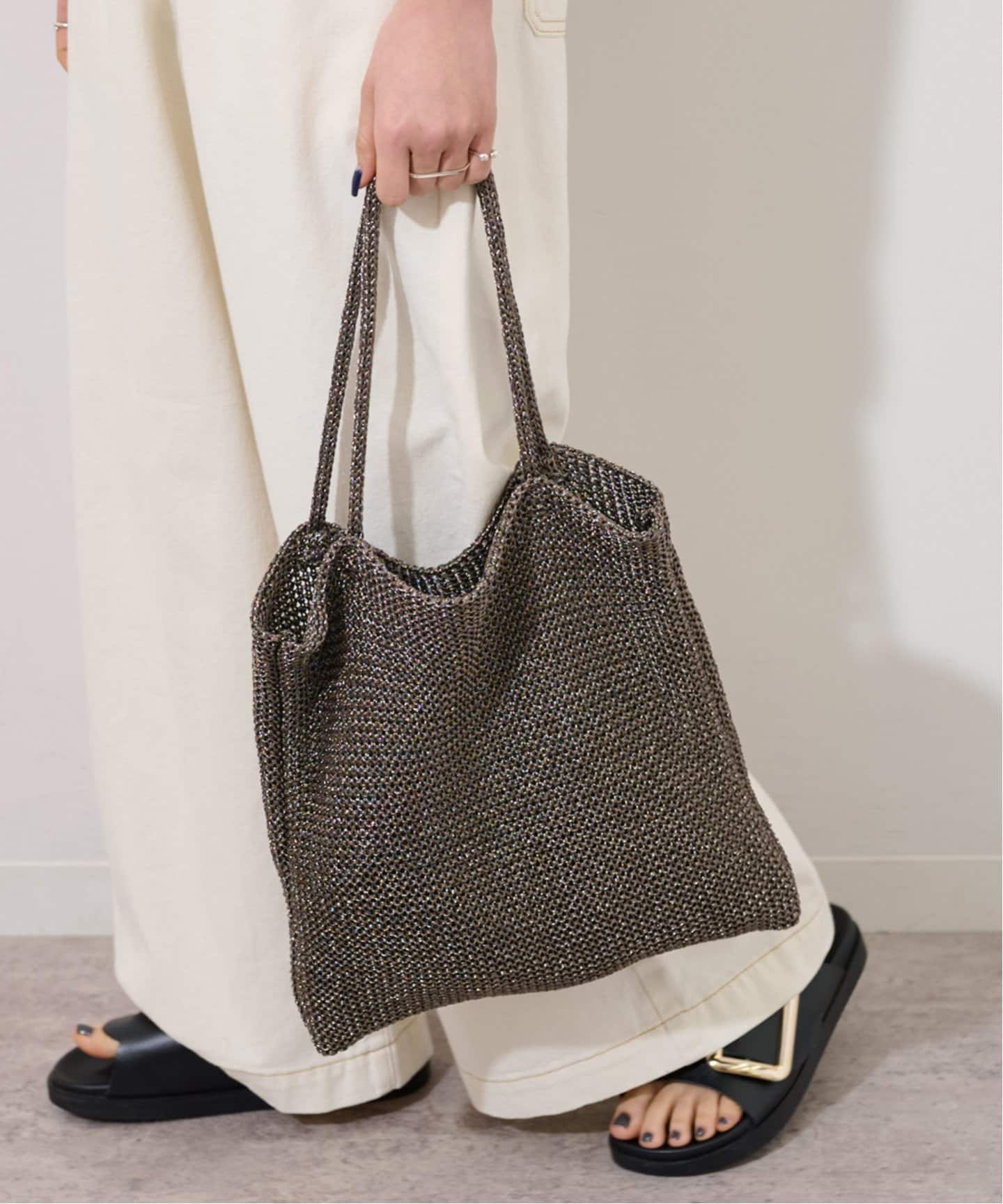 新品　RELUME ラメアミトート　ジャーナルスタンダード　ベイクルーズ WEB限定追加2》RELUME ラメアミトート（トートバッグ）｜JOURNAL