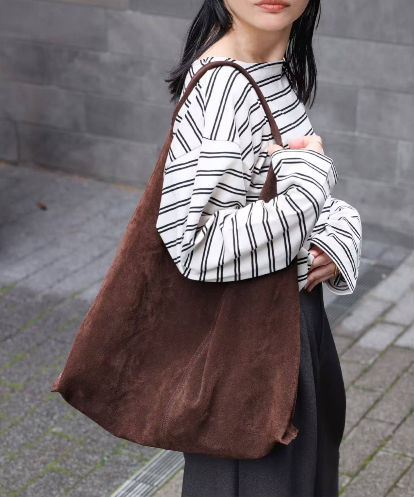 追加2》別注【AULENTTI/オウレンティ】スウェードトートバッグ（トート