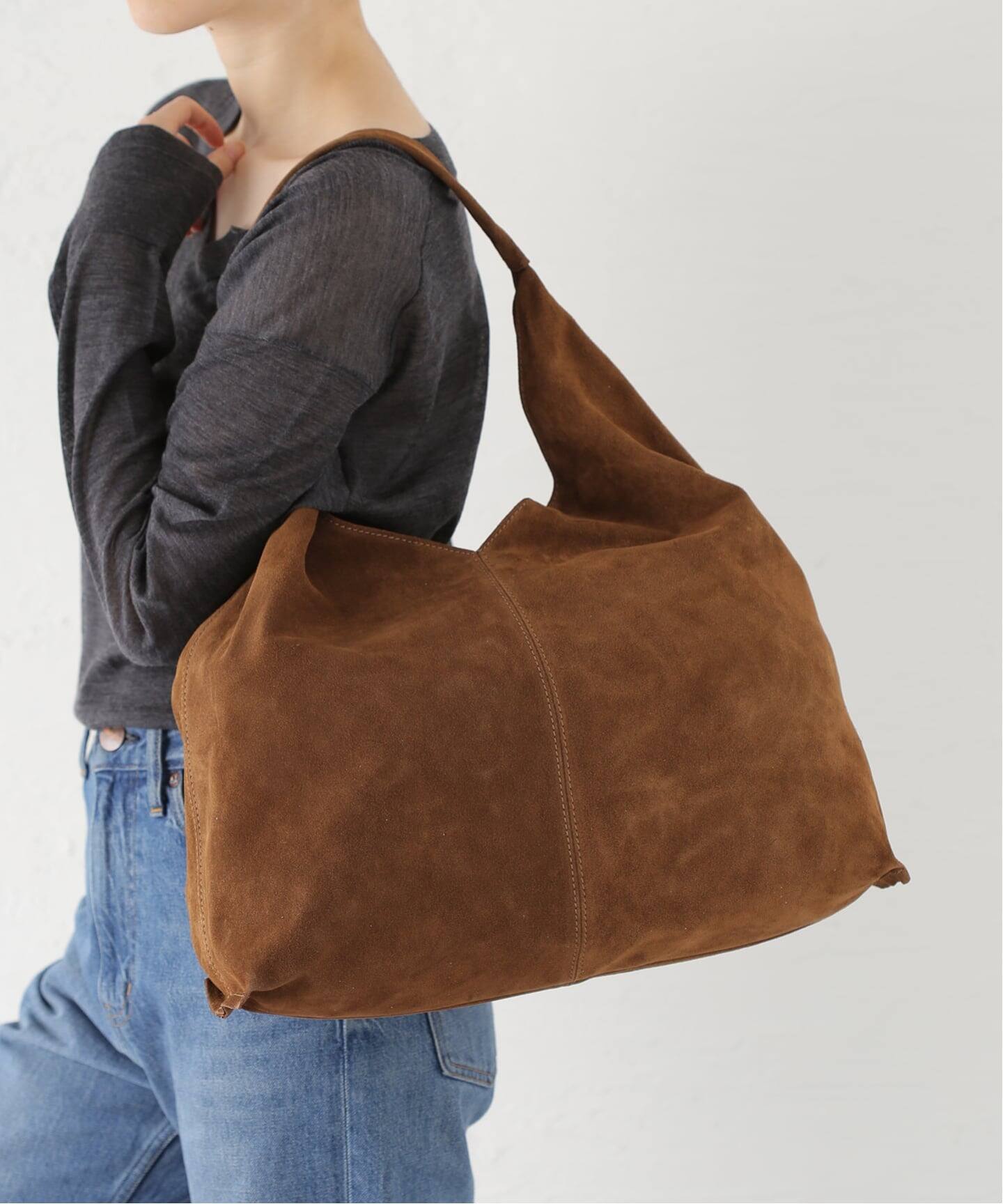 追加2》別注【AULENTTI/オウレンティ】スウェードトートバッグ（トート