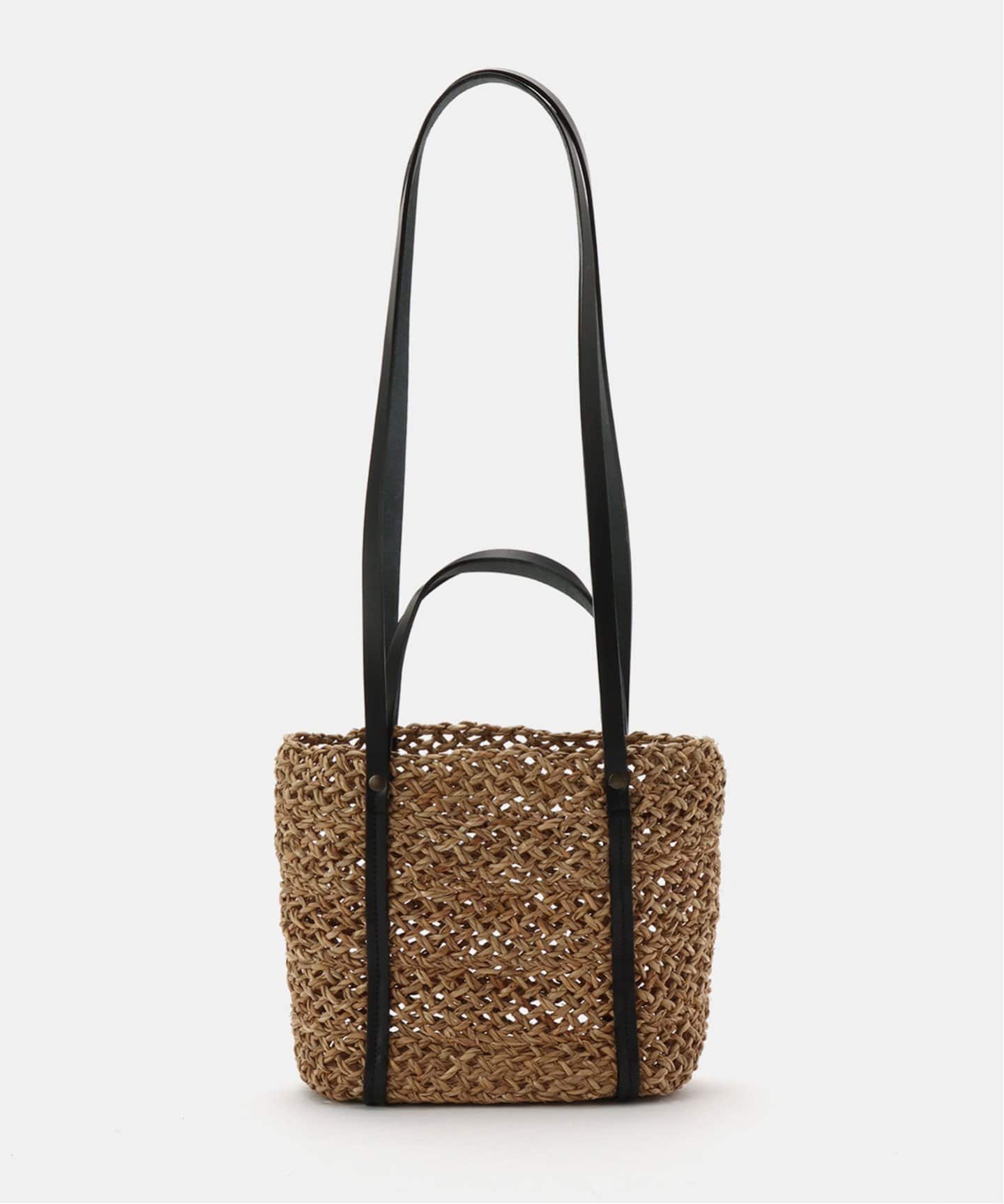 BAGMATI/バグマティ】レザーハンドルカゴTOTE（トートバッグ