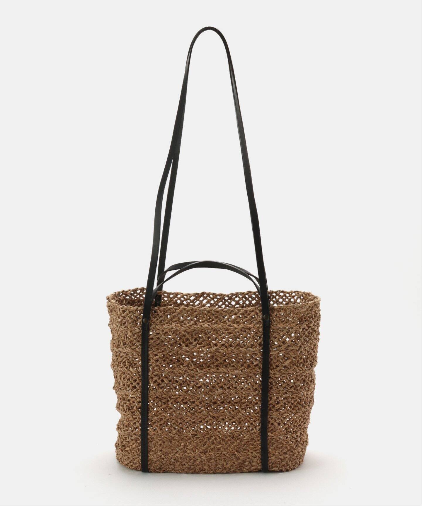 BAGMATI/バグマティ】レザーハンドルカゴTOTE BIG（トートバッグ 