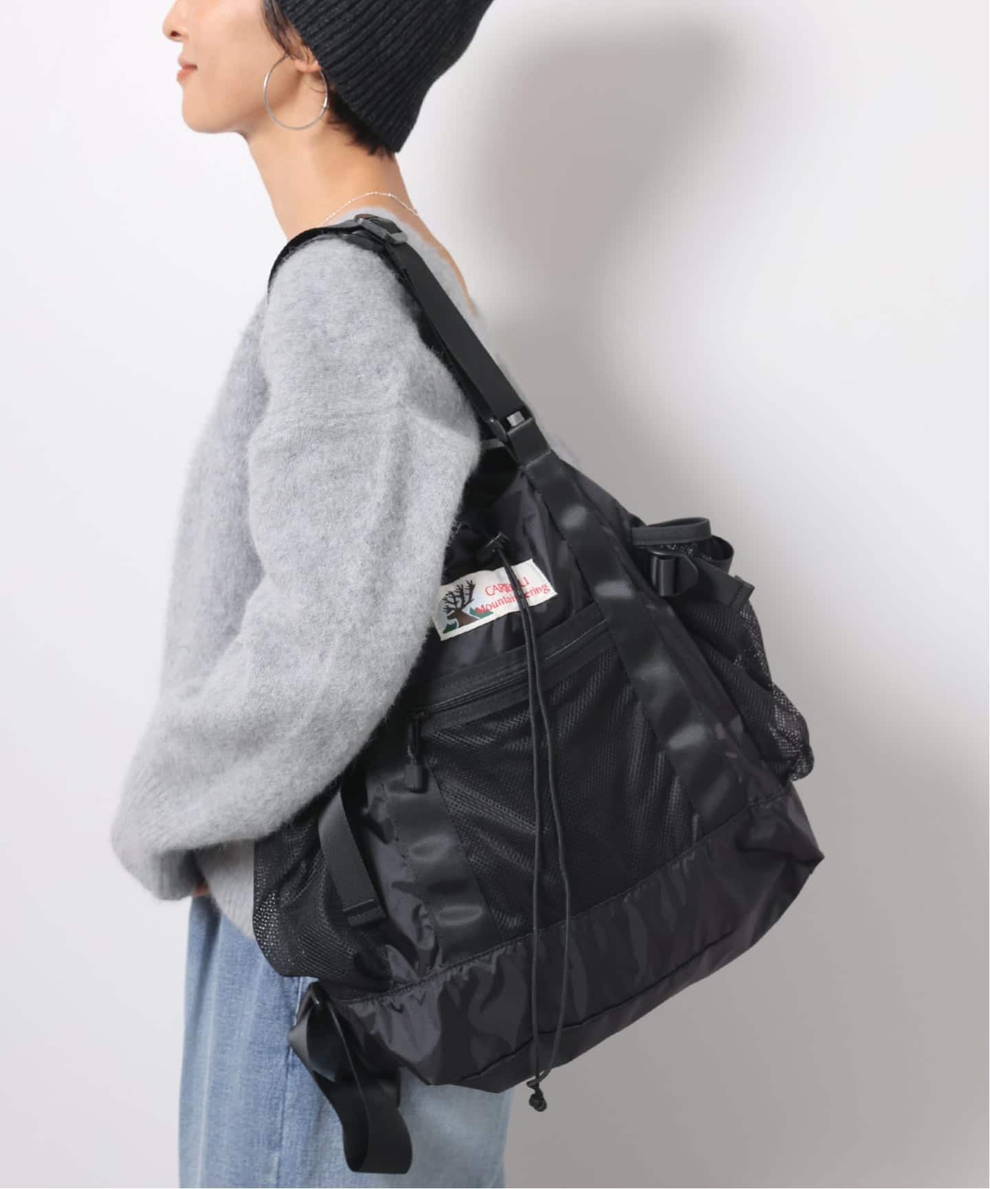 Caribou Mountaineering バックパック紫✕黒 追加3》【CARIBOU MOUNTAINEERING】 バックパック（バックパック