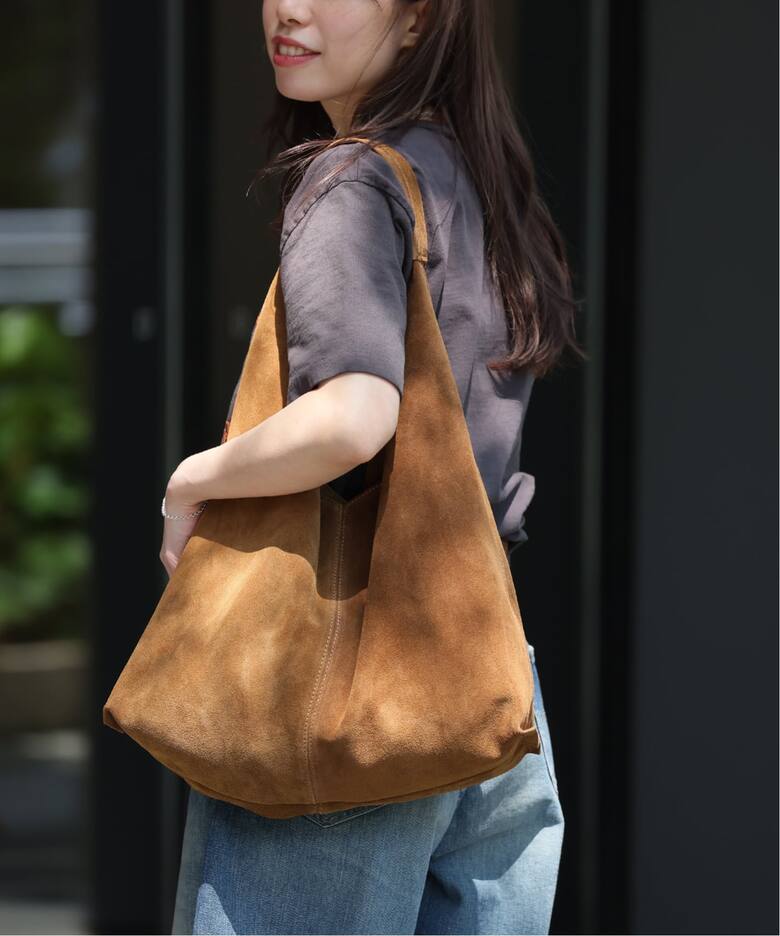 WEB限定追加》別注【AULENTTI/オウレンティ】スウェードトートバッグ 