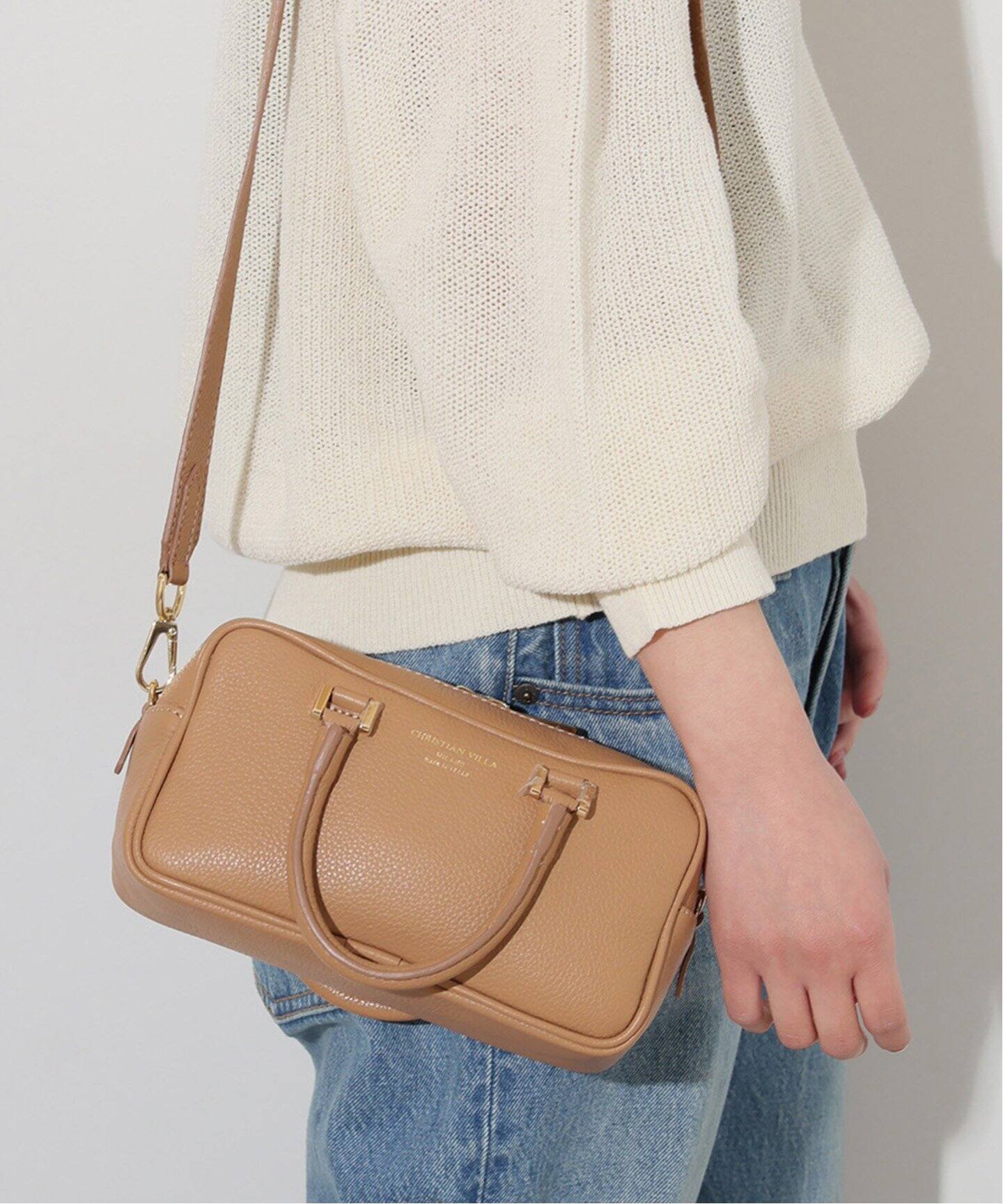 CHRISTIAN VILLA/クリスチャン ヴィラ】ミニボストンバッグ（ボストン  