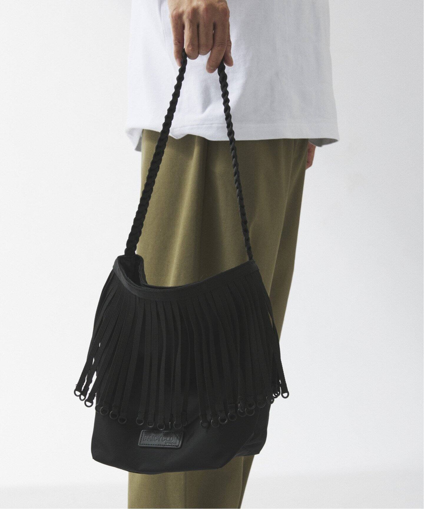BAICYCLON by bagjack TAPE FRINGE ONE SHOULDER BAG LARGE BCL-84 