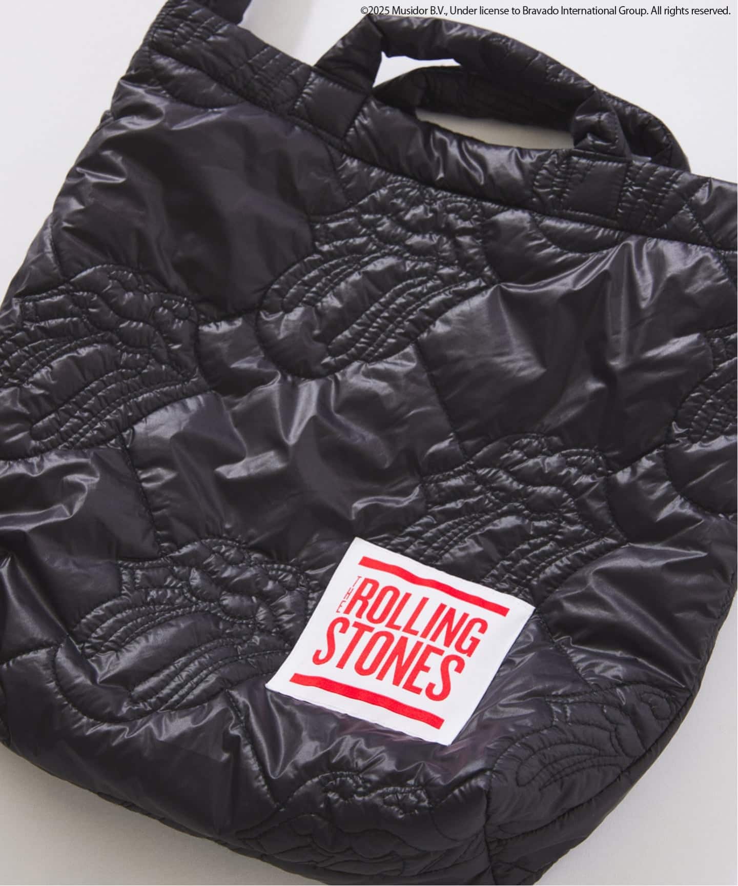 【新品タグ付】THE ROLLING STONES ローリングストーンズ バッグ THE ROLLING STONES / ローリングストーンズ 別注 キルティング バッグ