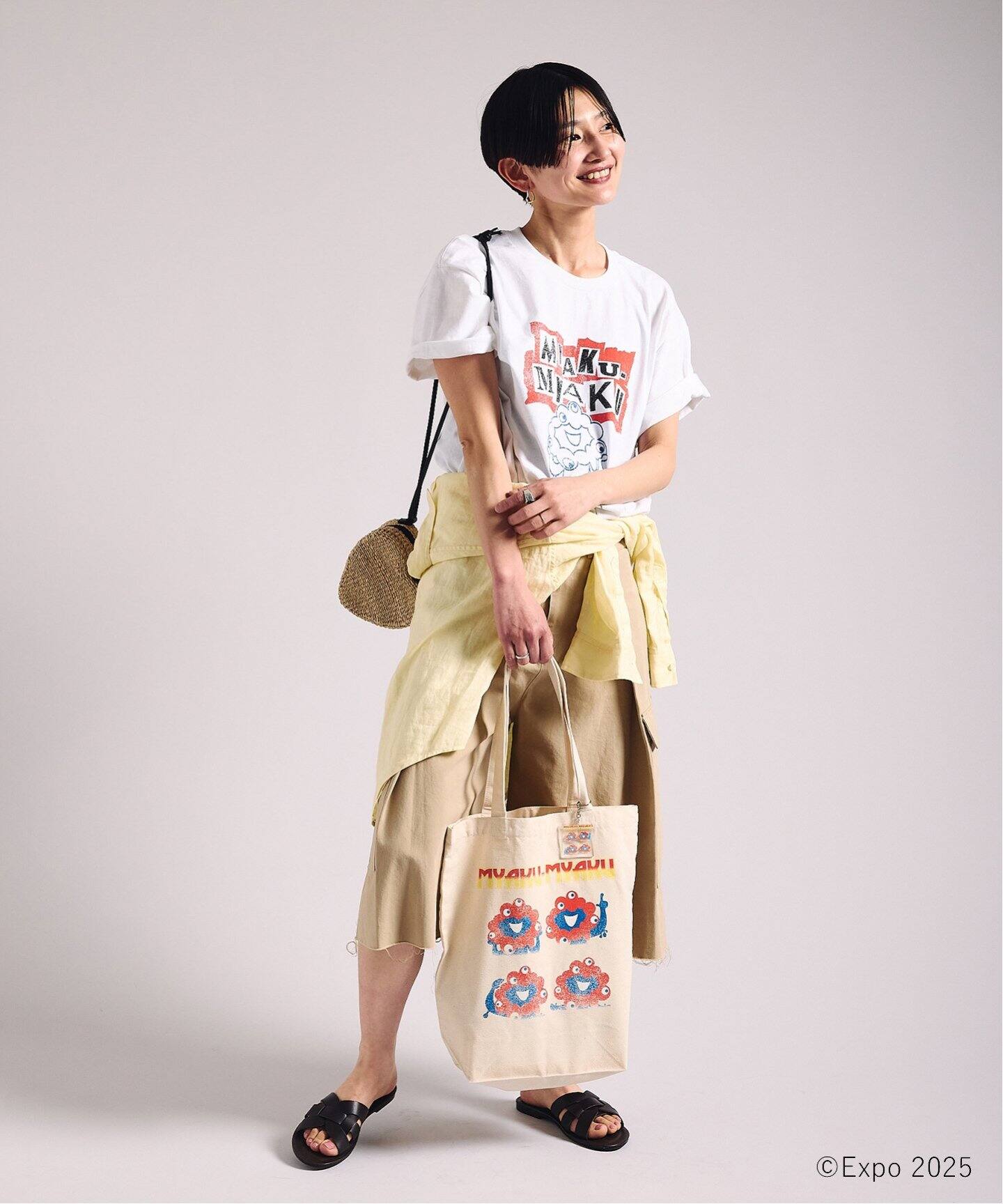 ミャクミャク × relume ハードロック トートバッグ（トート