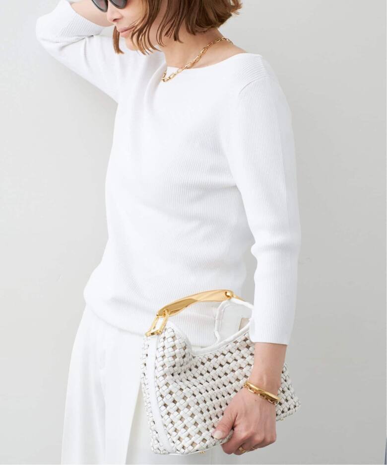 ELLEME/エレメ】 Boomerang Small Woven（ハンドバッグ）｜Deuxieme 