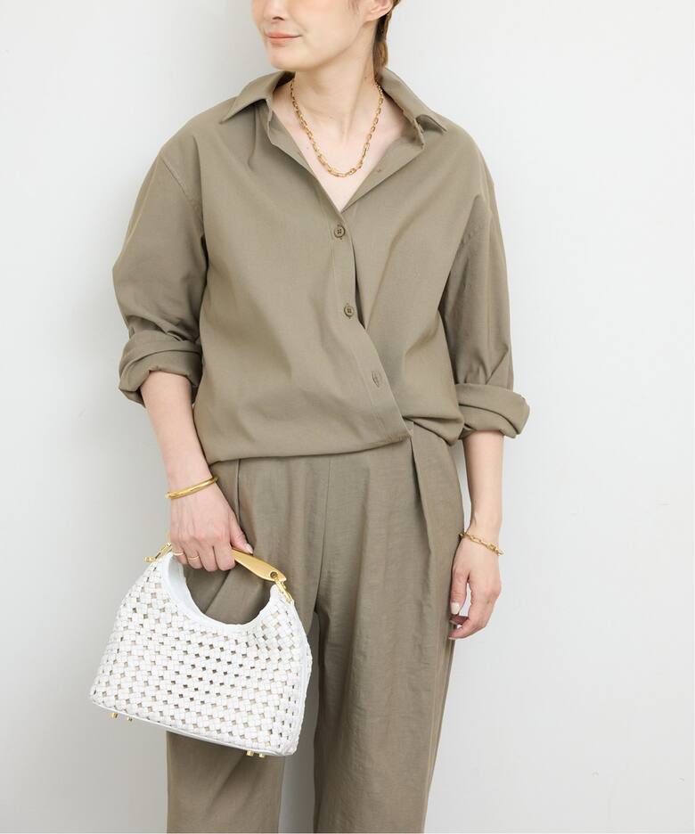 ELLEME/エレメ】 Boomerang Small Woven（ハンドバッグ）｜Deuxieme 