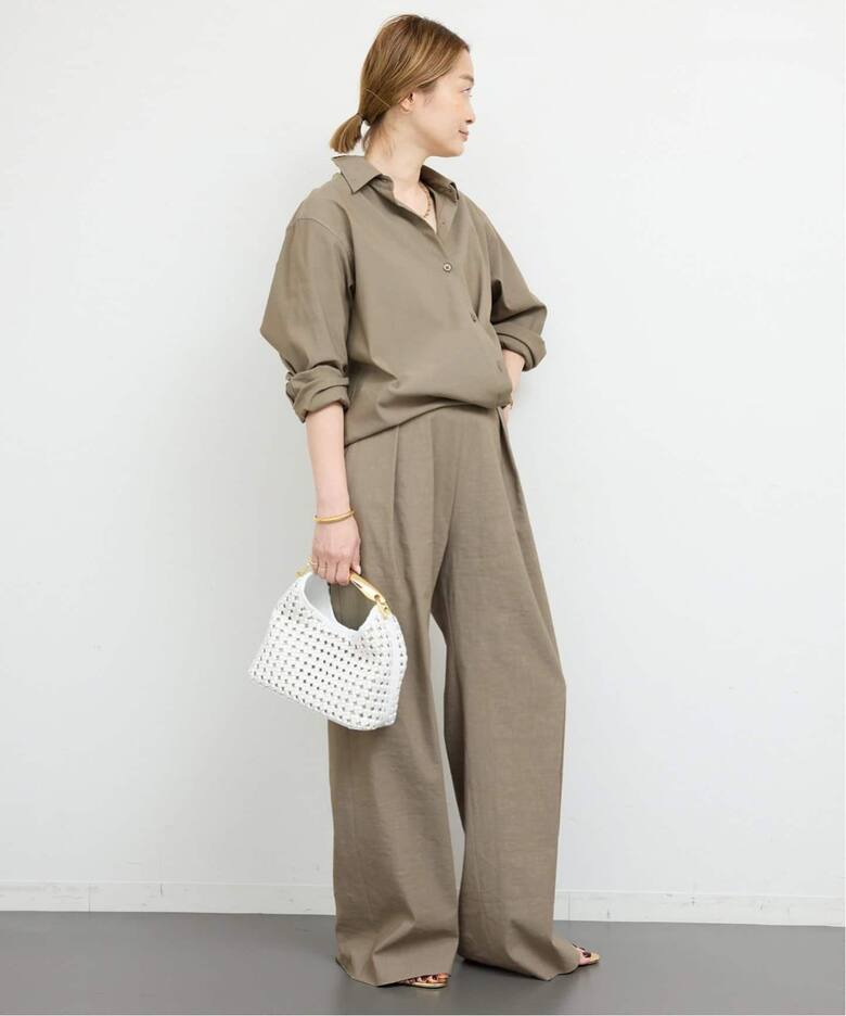 ELLEME/エレメ】 Boomerang Small Woven（ハンドバッグ）｜Deuxieme 