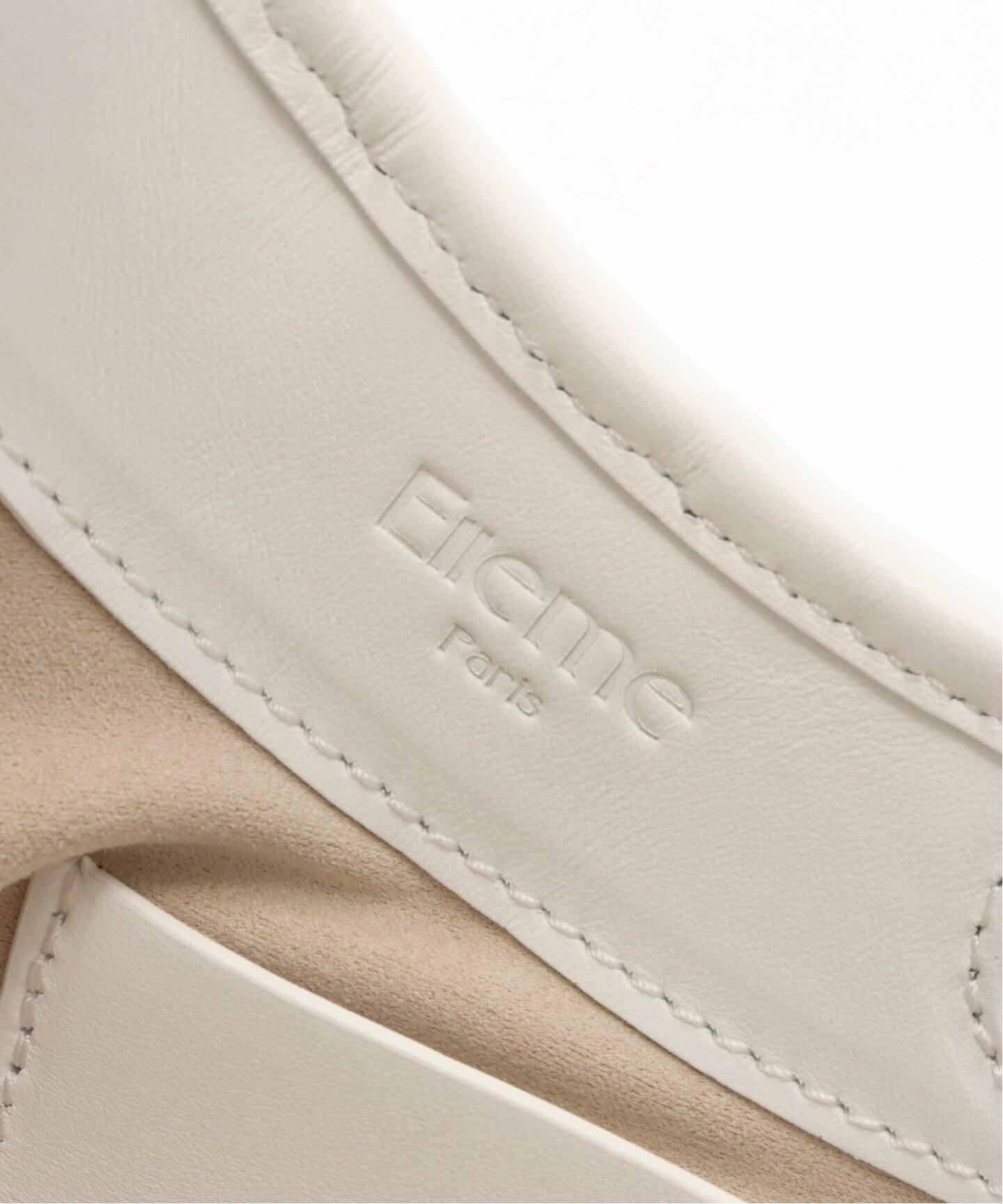 Deuxieme Classe【ELLEME/エレメ】BOOMERANG Small Boomerang Woven Leather Butter - French Woven Handbags - Elleme