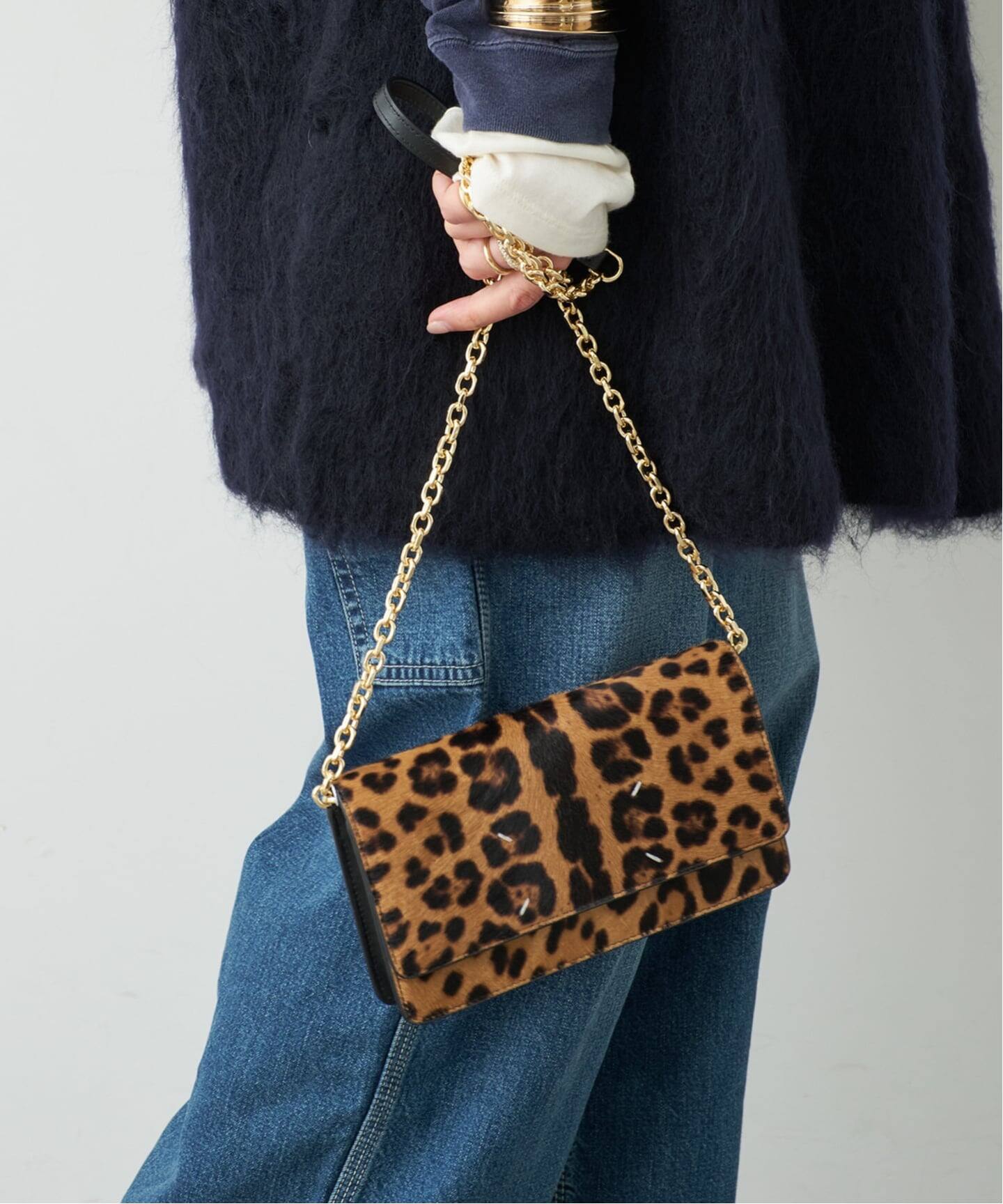 MAISON MARGIELA/メゾン マルジェラ】LEOPARD BAG（ショルダーバッグ 