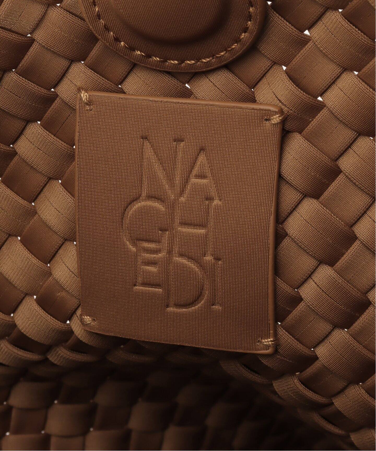 【Naghedi】Nomad ブラウン ラージ ホーボー ショルダーバッグ NAGHEDI Nomad Large Hobo ワンショルダーバッグ（バックパック