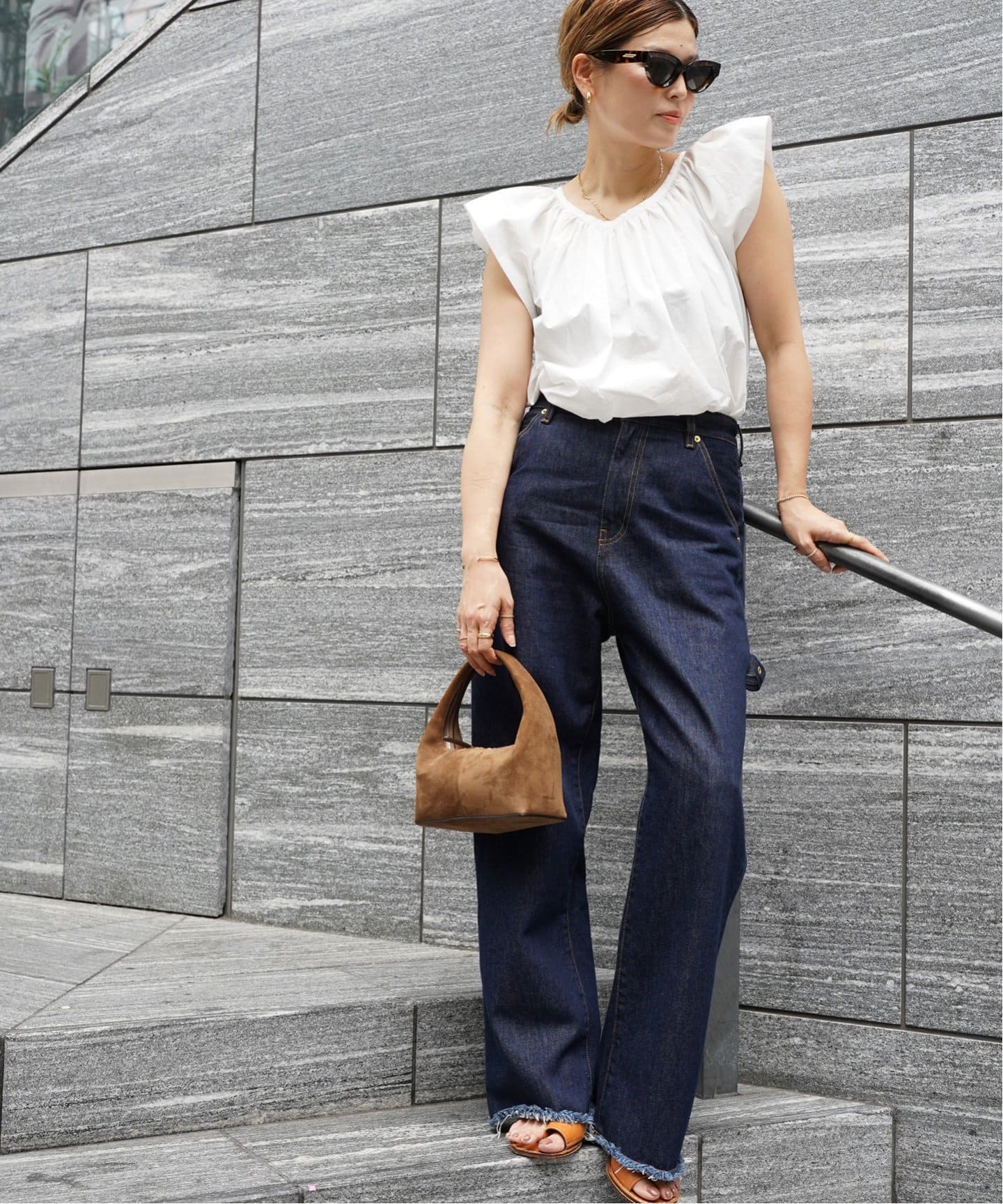 FRENZLAUER Panier Baguette バッグ ブラウン フランツロアーのPANIER BAGUETTE ワンハンドルバッグ | 送料