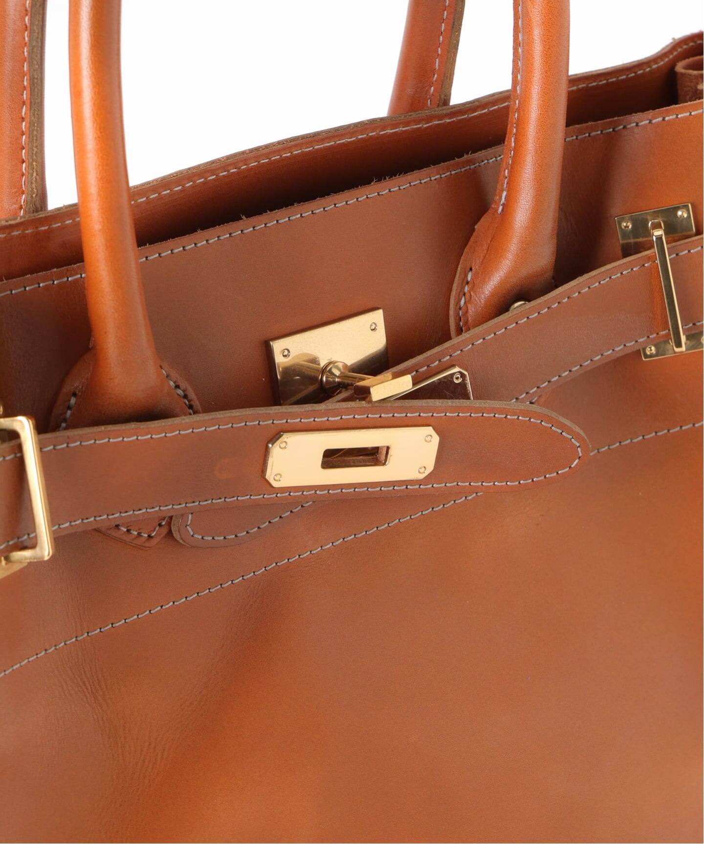 希少‼︎sita parantica ブラウン レザー M トートバッグ シボカワ SITA PARANTICA/シータパランティカ】VINTAGE LEATHER トート 40