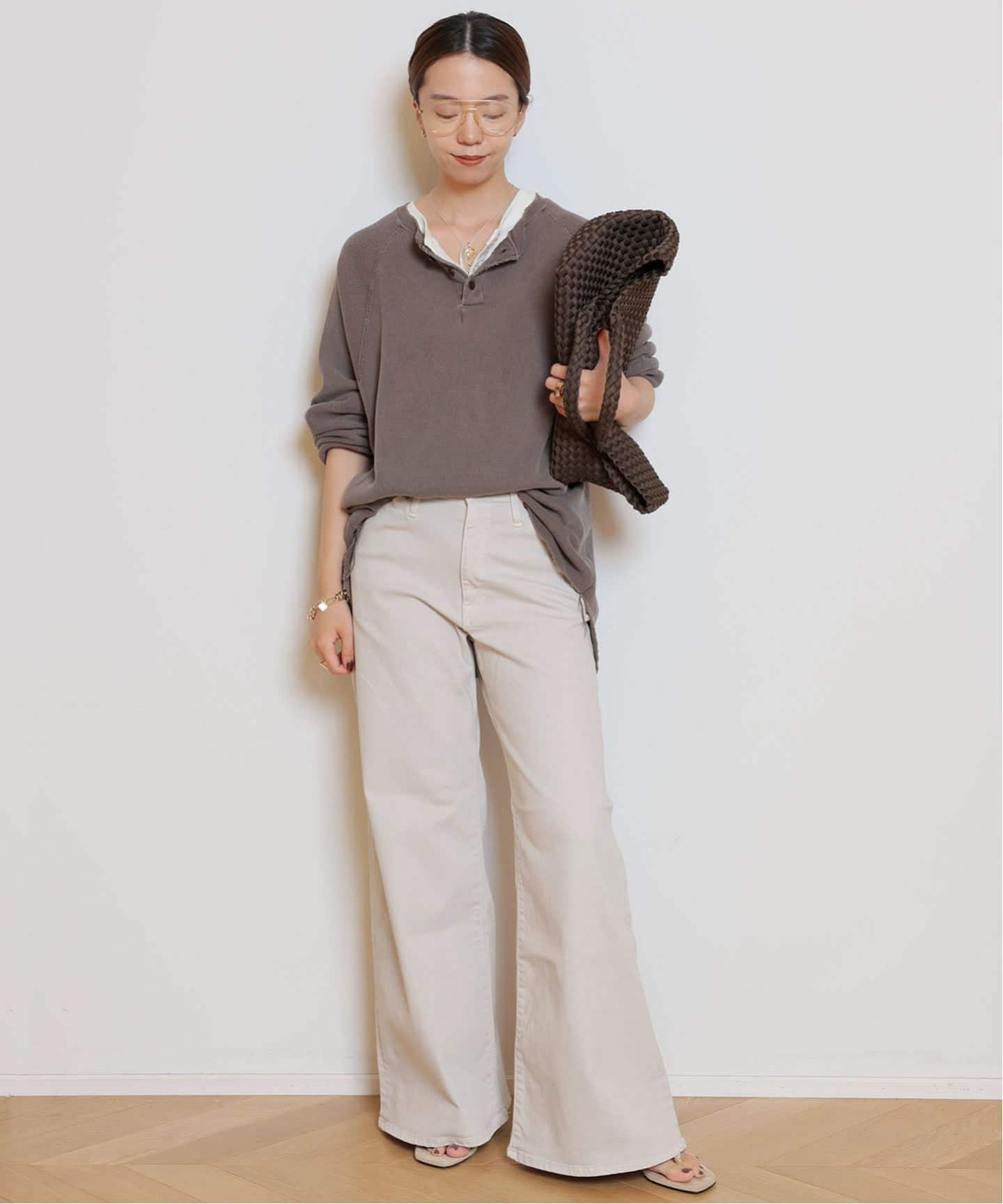 MUSE 【ナゲディ】MEDIUM トート(NAPA)ブラウン NAGHEDI/ナゲディ】MEDIUM トート(NAPA)（トートバッグ）｜MUSE de