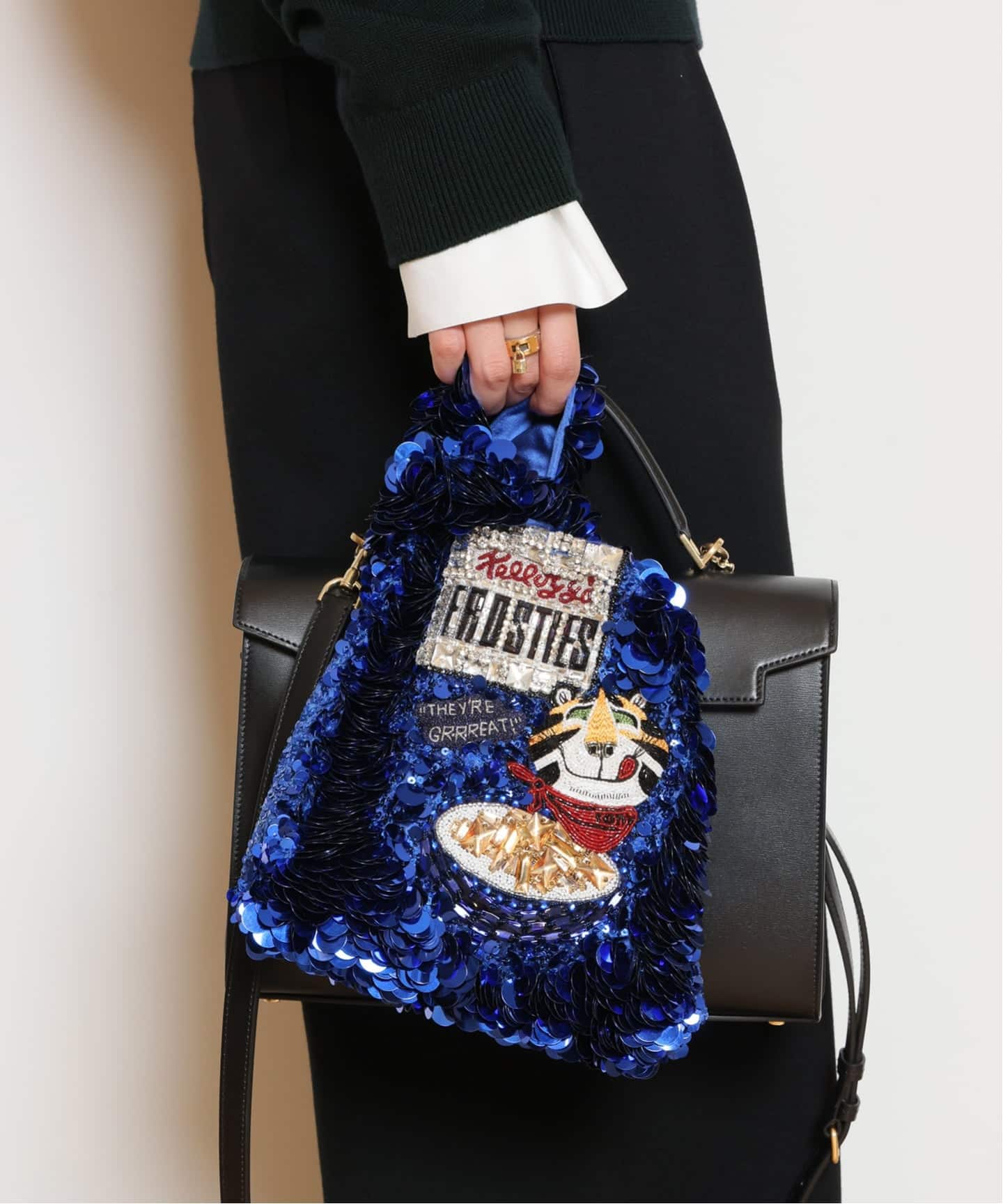 ANYA HINDMARCH/アニヤ ハインドマーチ】 FROSTIES MINI TOTEバッグ