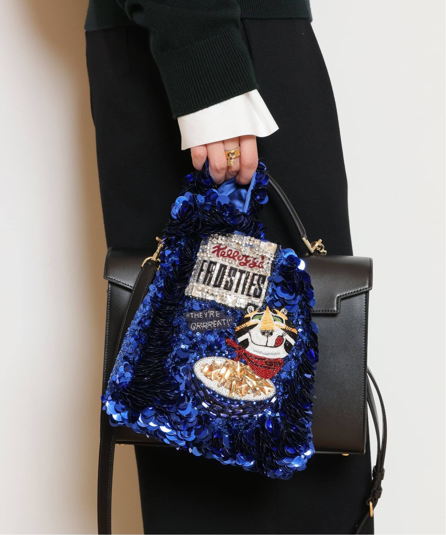 ANYA HINDMARCH/アニヤ ハインドマーチ】 FROSTIES MINI TOTEバッグ 