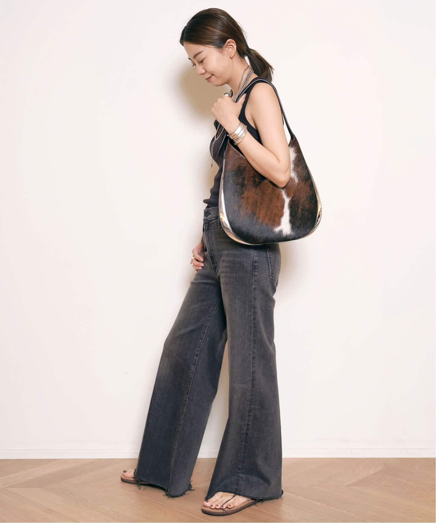 BENEDETTA BRUZZICHES/ベネデッタ ブルッツィケス】CALF HOBO