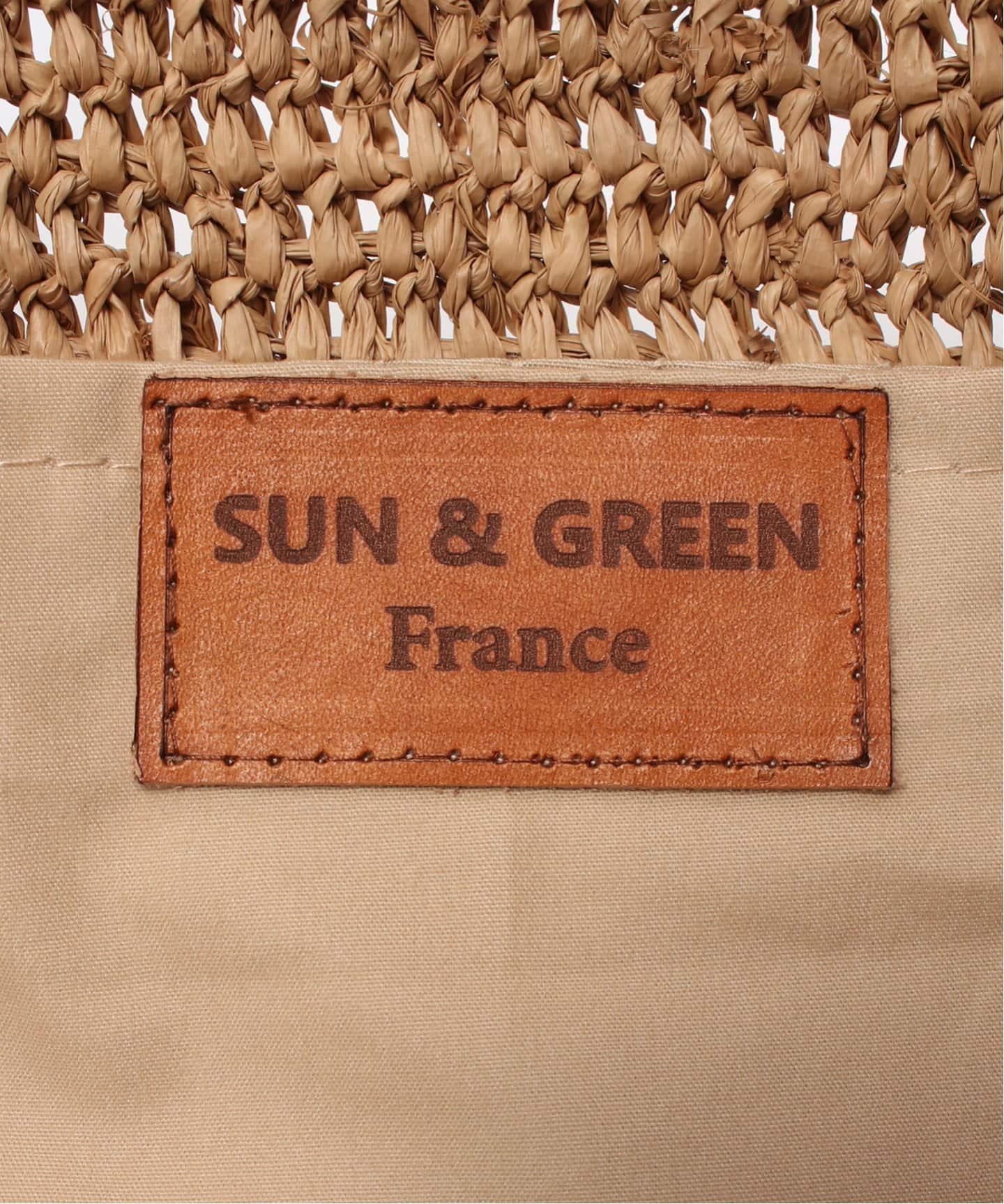SUN AND GREEN/サンアンドグリーン】TOTE バッグ（かごバッグ