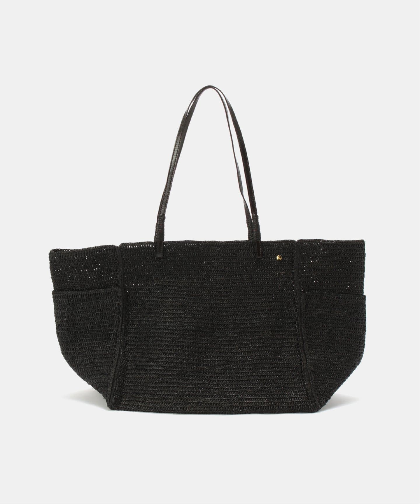 未使用】PALOROSA TOTE ラージ カゴバッグ黒 ドゥーズィエムクラス