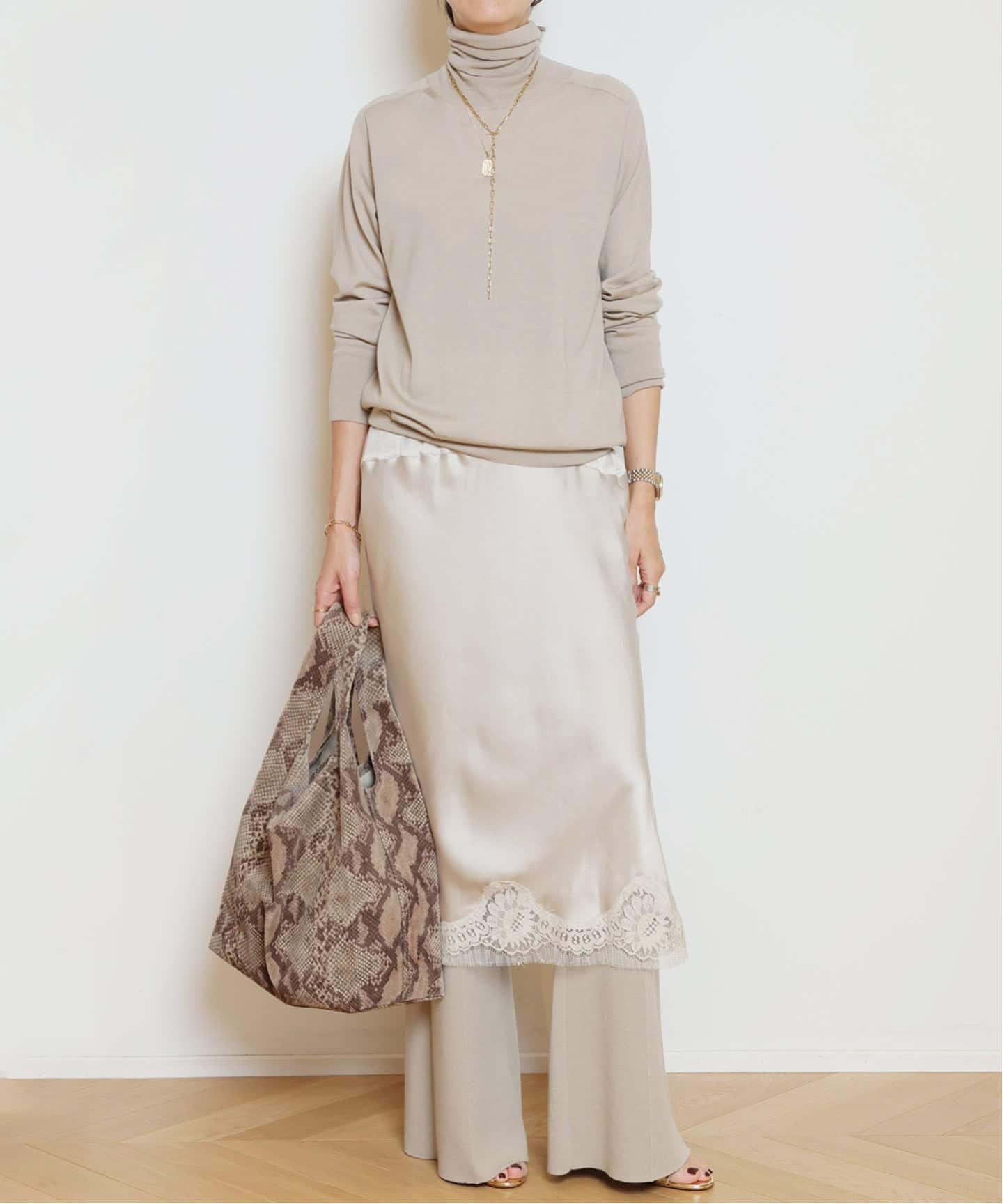 SITA PARANTICA/シータパランティカ】PYTHON PRINT SUEDE バッグ