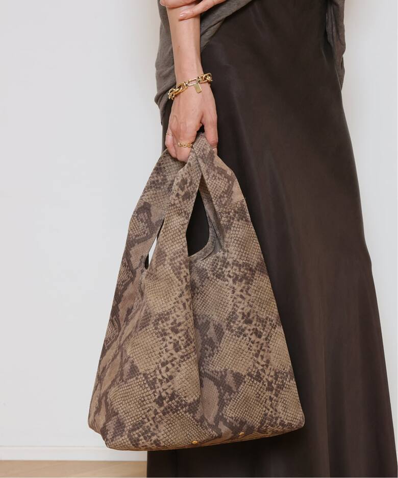 SITA PARANTICA/シータパランティカ】PYTHON PRINT SUEDE バッグ 