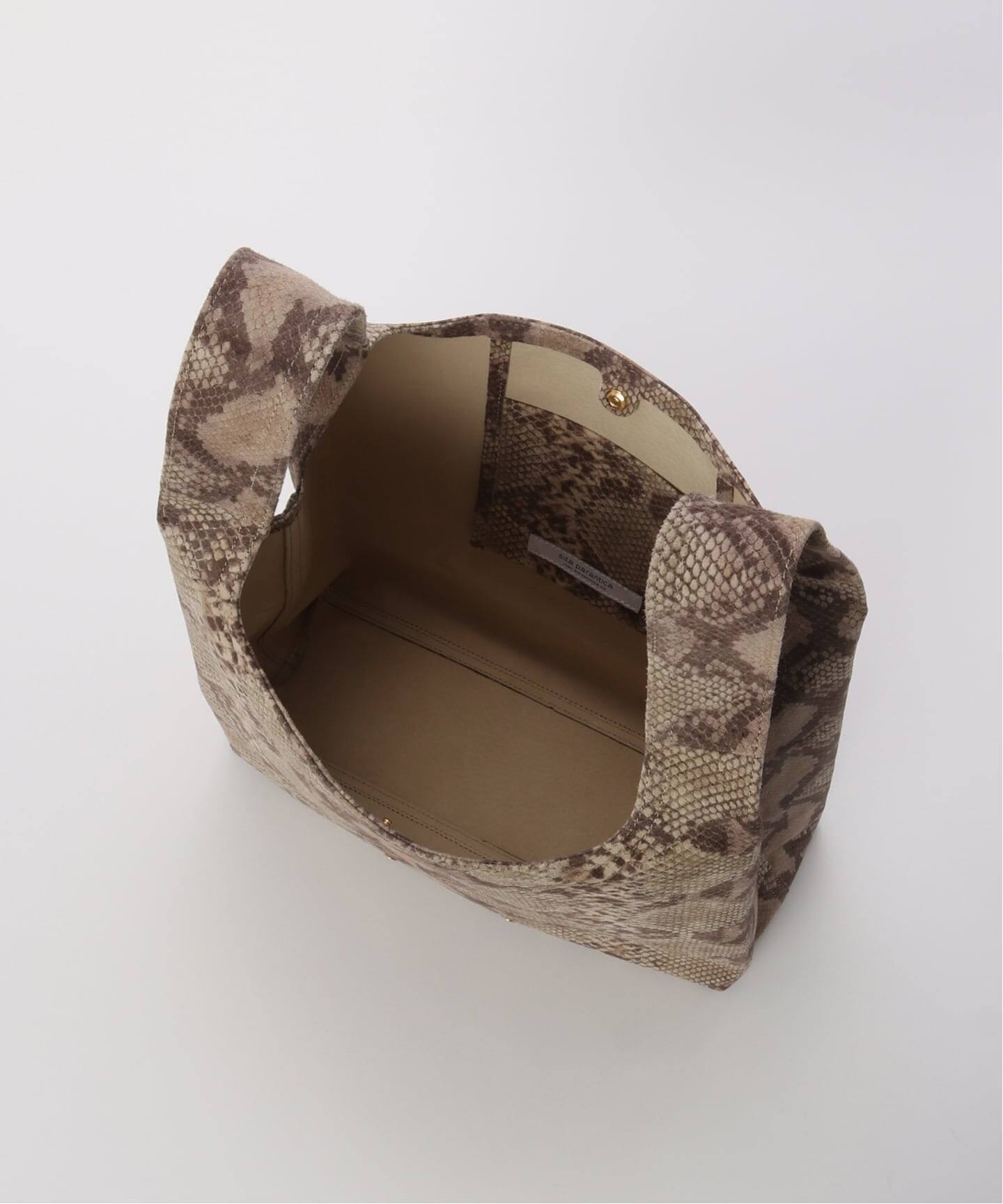 SITA PARANTICA/シータパランティカ】PYTHON PRINT SUEDE バッグ