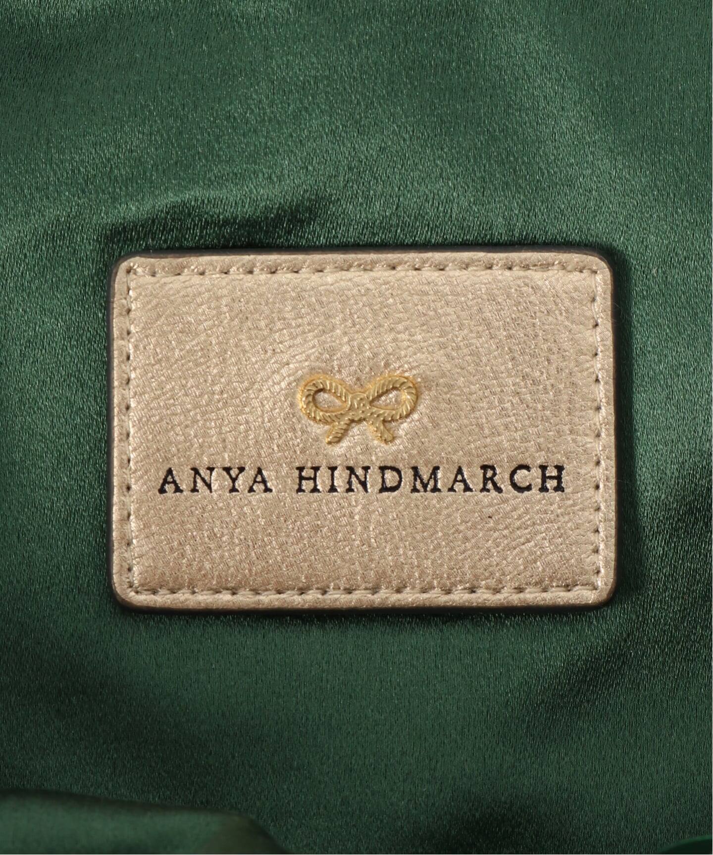 アニヤハインドマーチ Wedge Leather Handbag 緑　グリーン ANYA HINDMARCH/アニヤ ハインドマーチ】PERRIER MINI TOTEバッグ