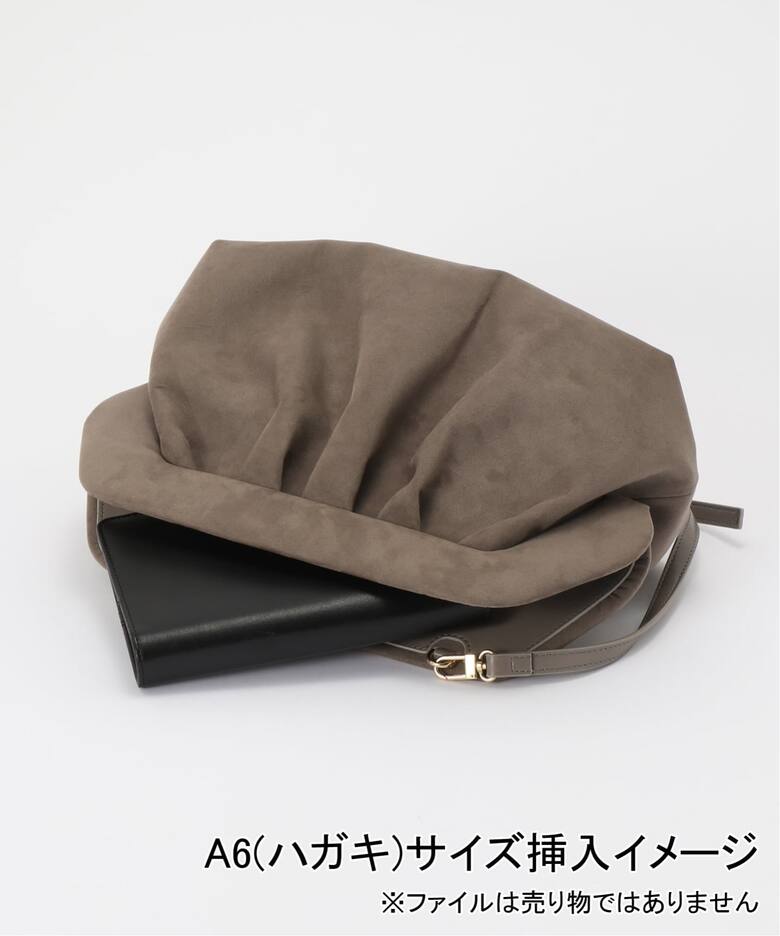 THEMOIRE/テモワール】 BIOS SUEDE CLUTCH BAG（クラッチバッグ）｜L 