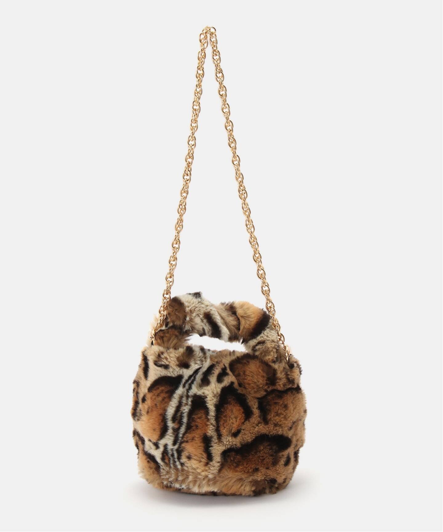 新品 IENA 【ALPO/アルポ】ファーミトン A POINT/アーポワン】 MINI La Faux Fur Bag(ハンドバッグ)|L