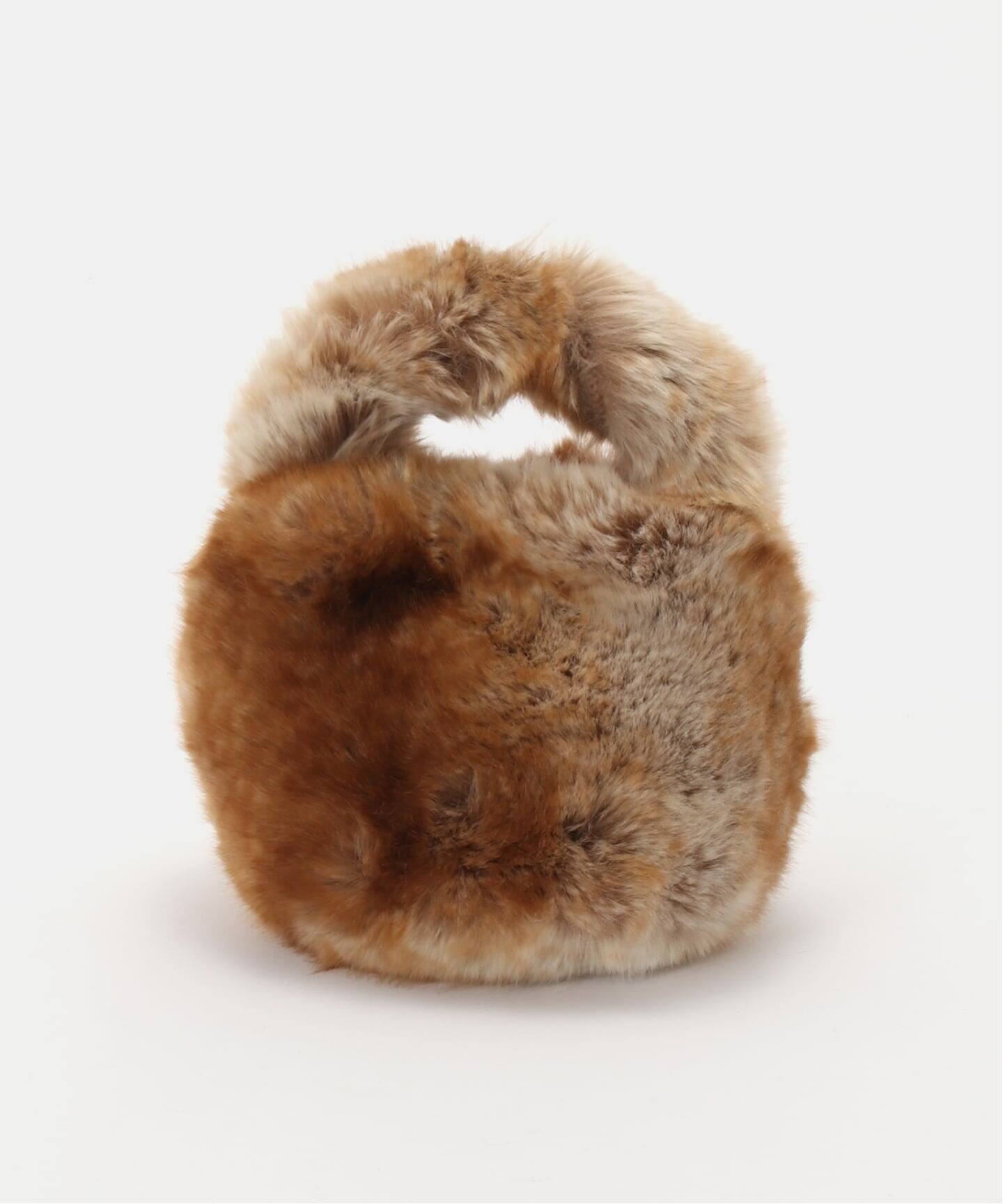 A POINT/アーポワン】 MINI La Faux Fur Bag（ハンドバッグ）｜L 