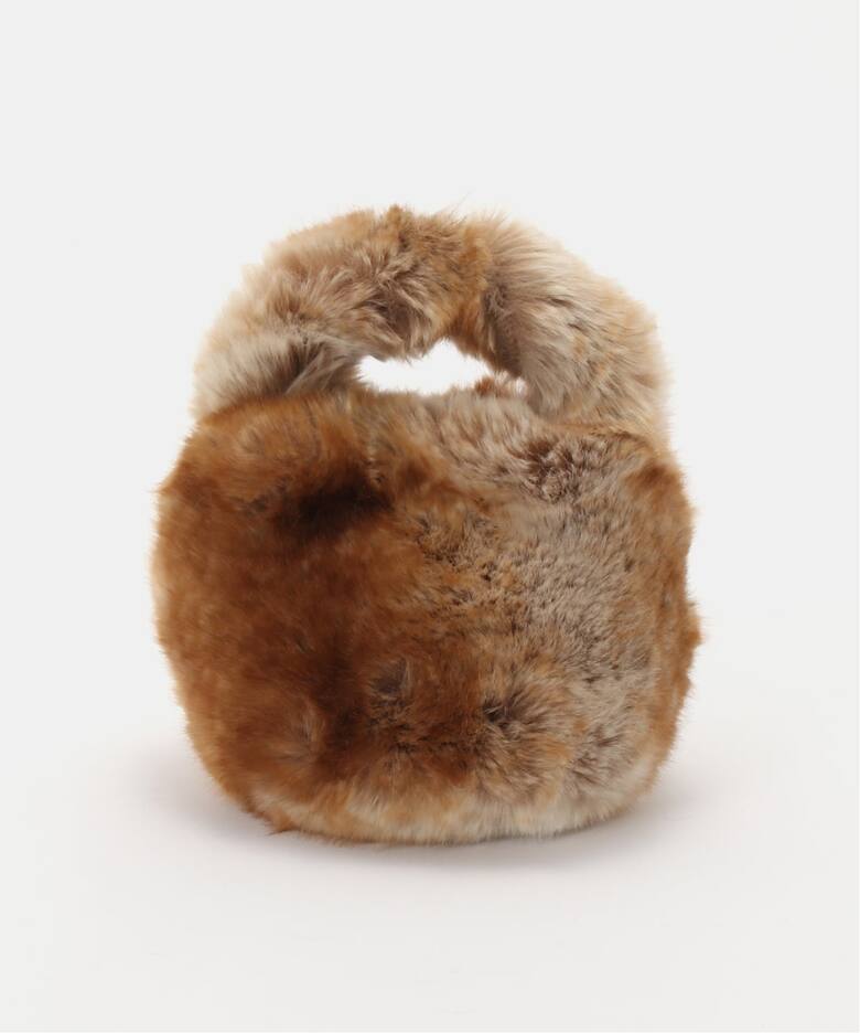 A POINT/アーポワン】 MINI La Faux Fur Bag（ハンドバッグ）｜L 