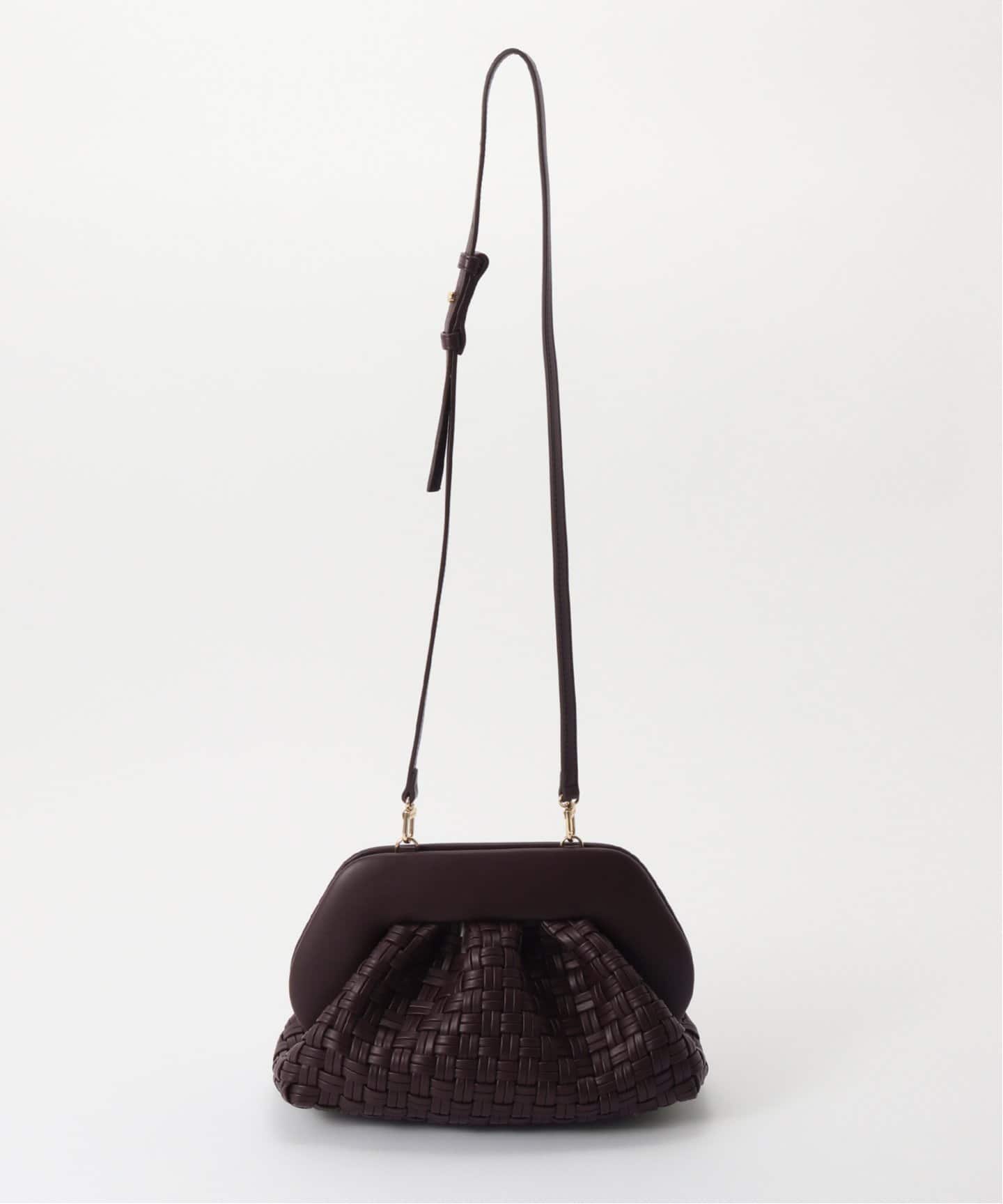 THEMOIRE/テモワール】 TIA MICRO WEAVED BAG（クラッチバッグ
